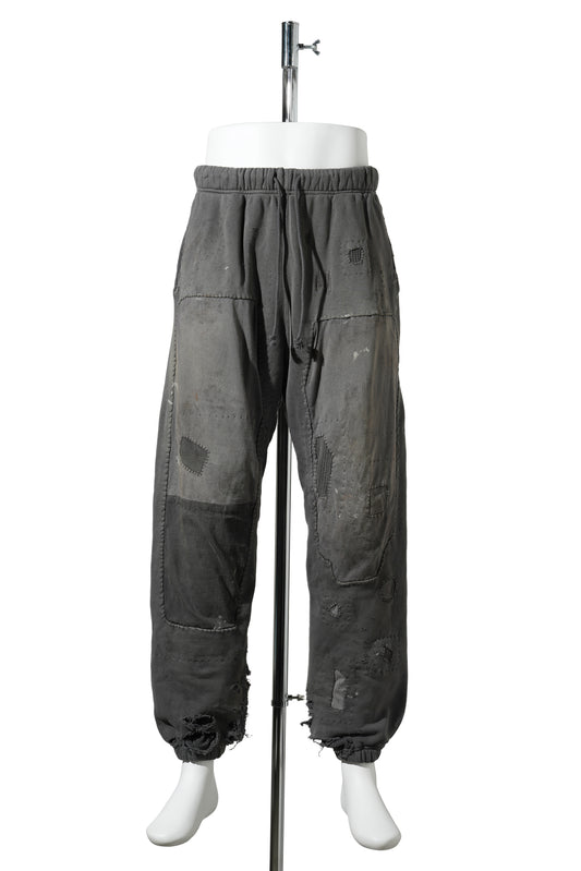 SWEAT PANTS/DOUBLE FACE / BLACK
