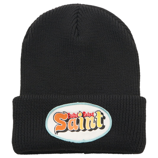 KNIT CAP/SAINT / BLACK
