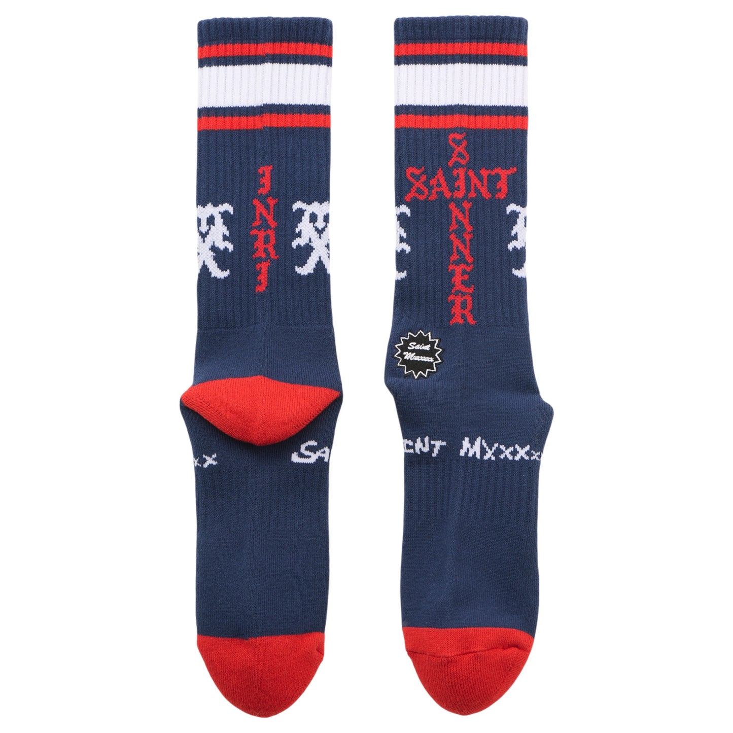 SOCKS/SINNER / BLUE+RED