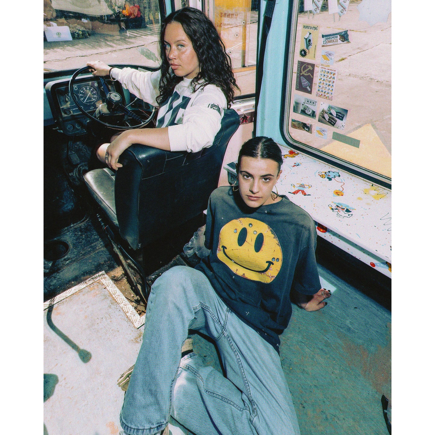 SAINT Mxxxxxx x The KLF KLF_SS TEE/SMILE / BLACK