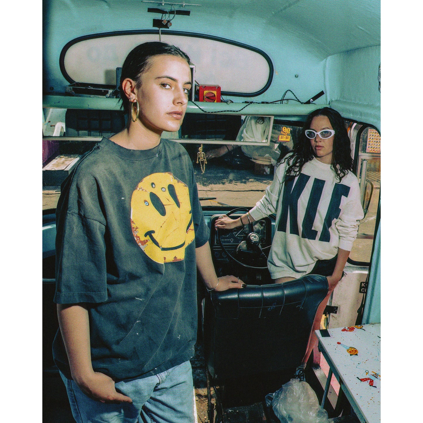 SAINT Mxxxxxx x The KLF KLF_SS TEE/SMILE / BLACK