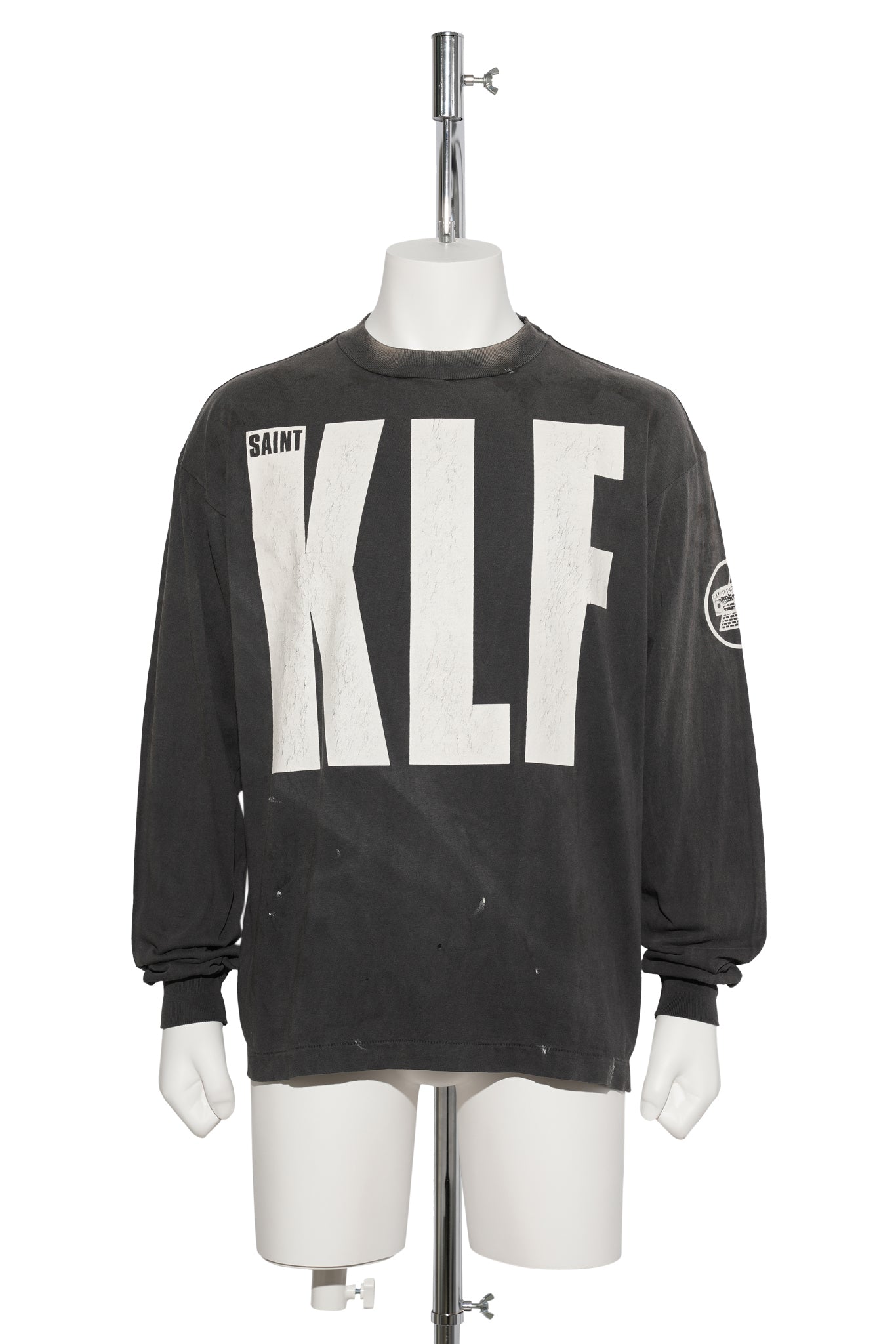 SAINT Mxxxxxx x The KLF KLF_LS TEE/WHITE KLF / BLACK