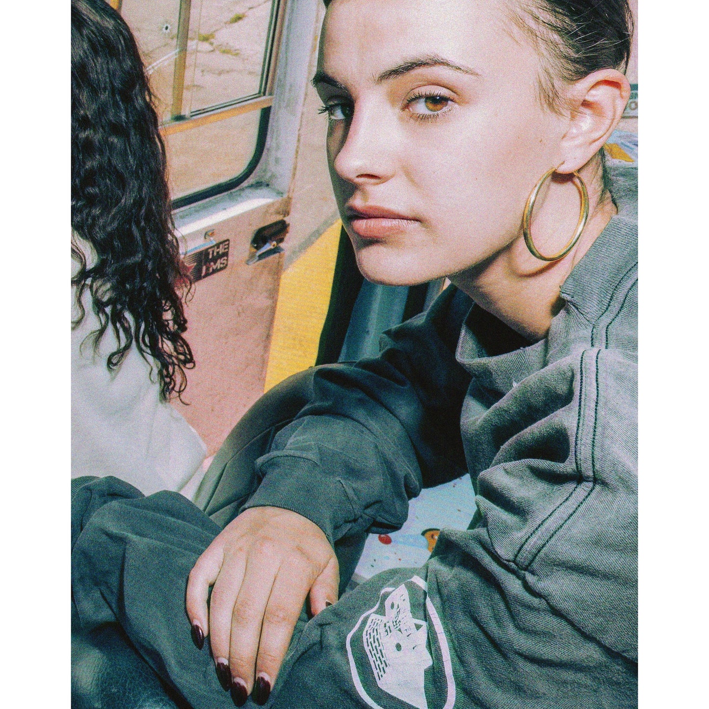 SAINT Mxxxxxx x The KLF KLF_LS TEE/WHITE KLF / BLACK