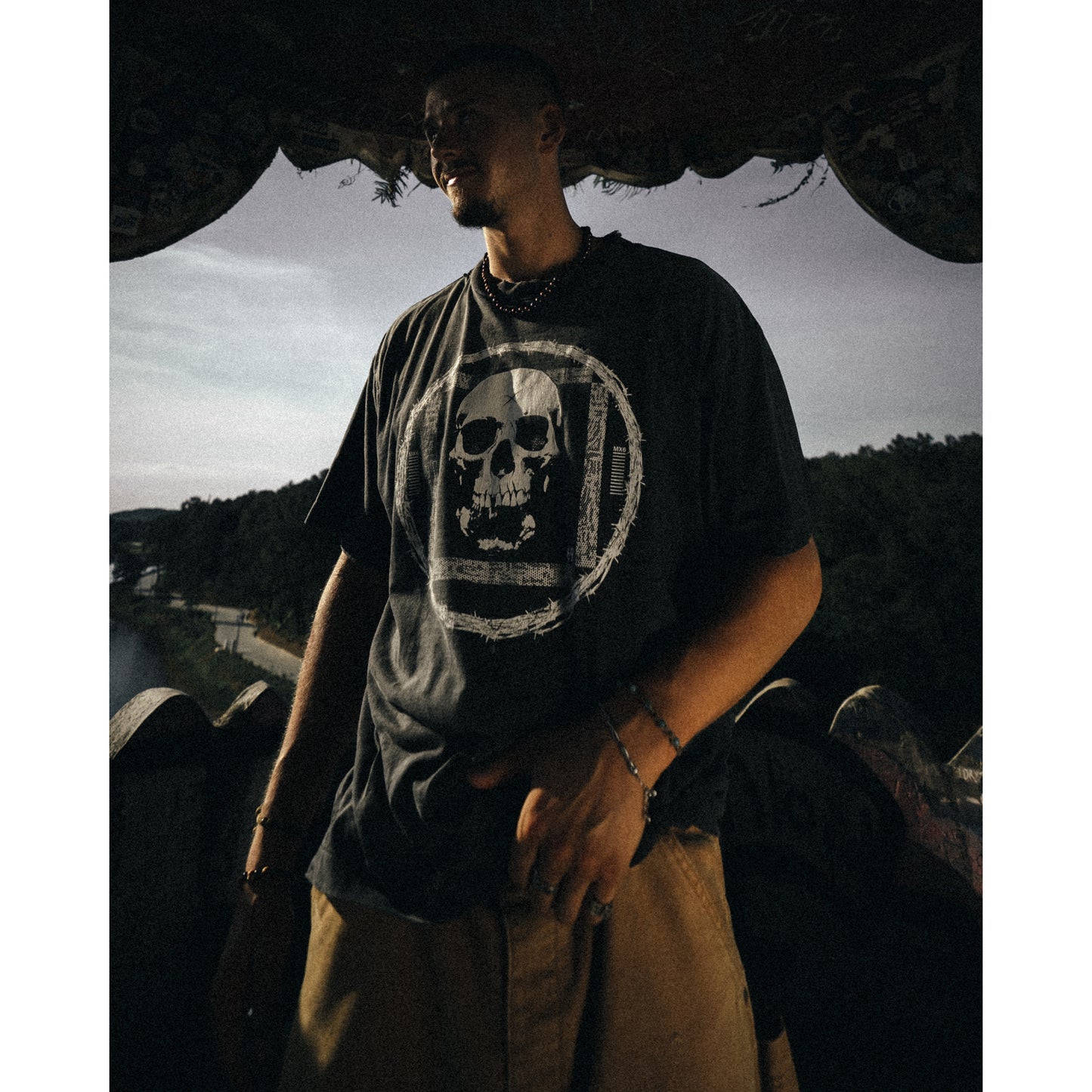 SAINT Mxxxxxx x Kosuke Kawamura KK _SS TEE / PERVERSION / BLACK