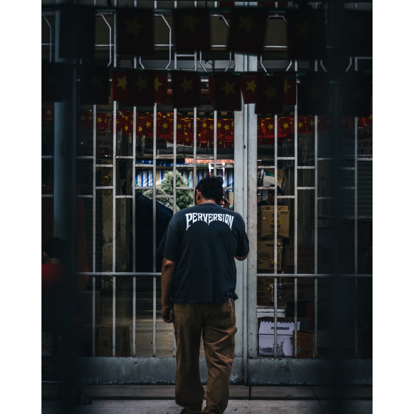 SAINT Mxxxxxx x Kosuke Kawamura KK _SS TEE / PERVERSION / BLACK