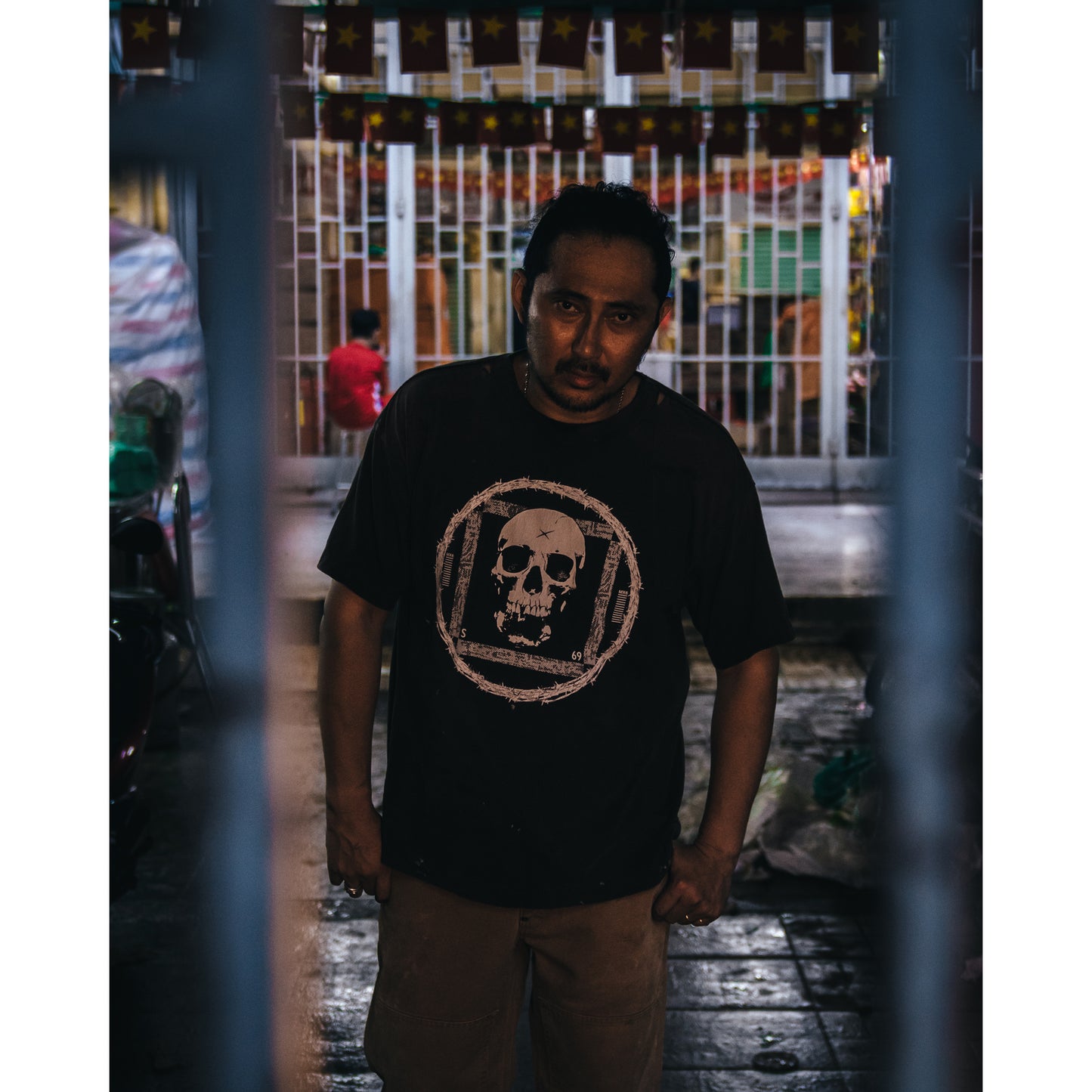 SAINT Mxxxxxx x Kosuke Kawamura KK _SS TEE / PERVERSION / BLACK