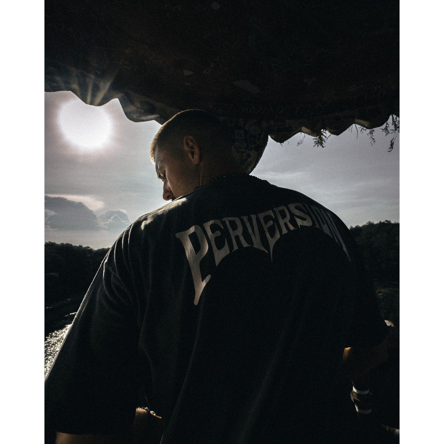 SAINT Mxxxxxx x Kosuke Kawamura KK _SS TEE / PERVERSION / BLACK