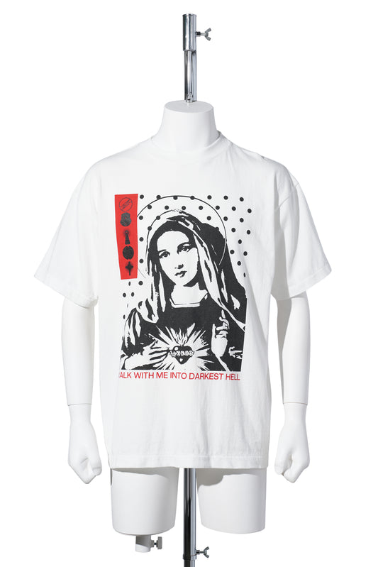 SAINT Mxxxxxx x Kosuke Kawamura KK _SS TEE / MARIA / WHITE