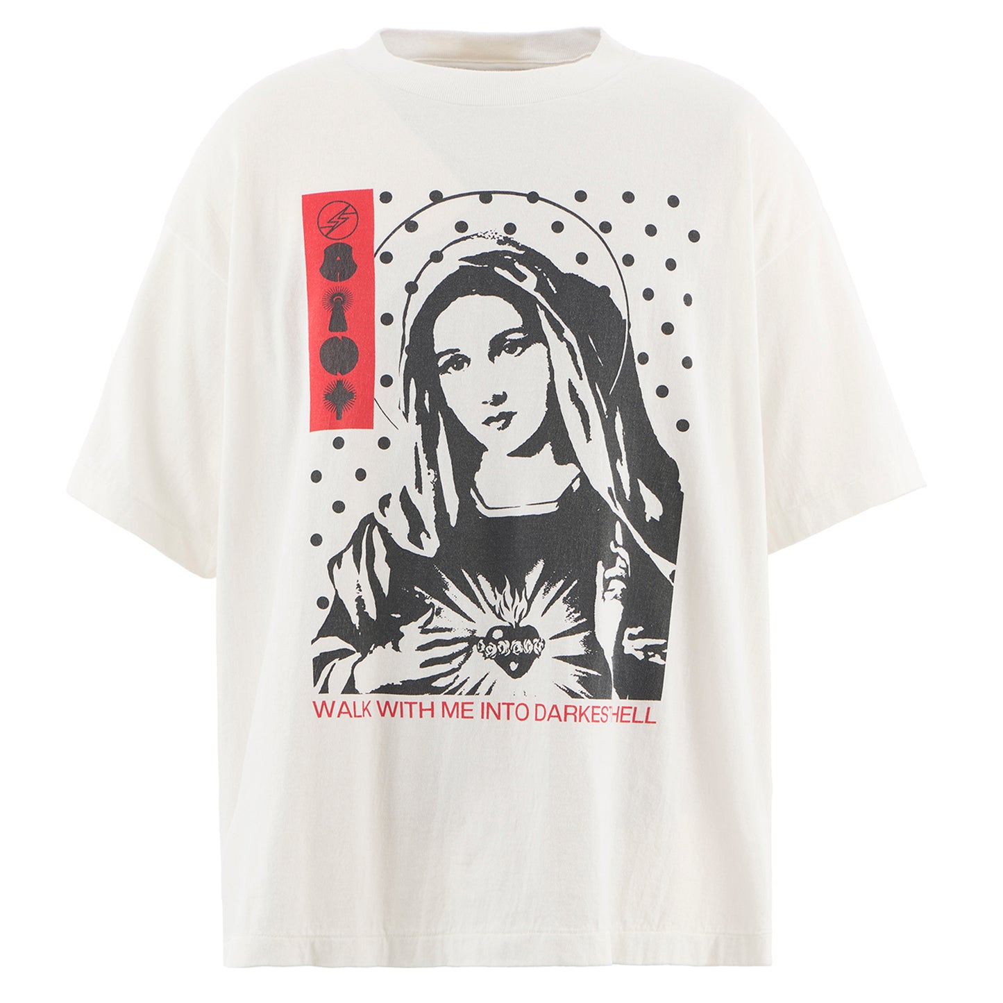 SAINT Mxxxxxx x Kosuke Kawamura KK _SS TEE / MARIA / WHITE