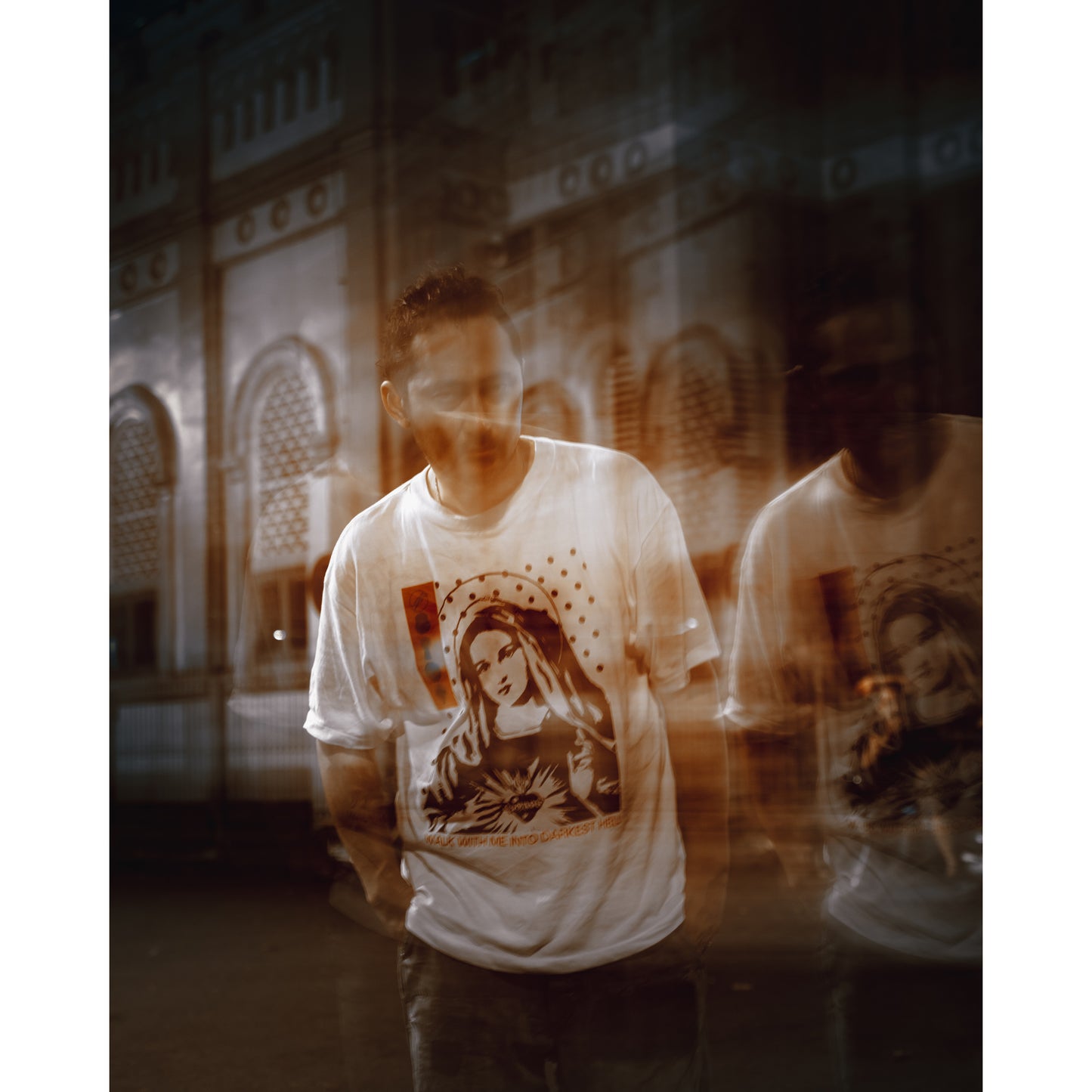 SAINT Mxxxxxx x Kosuke Kawamura KK _SS TEE / MARIA / WHITE