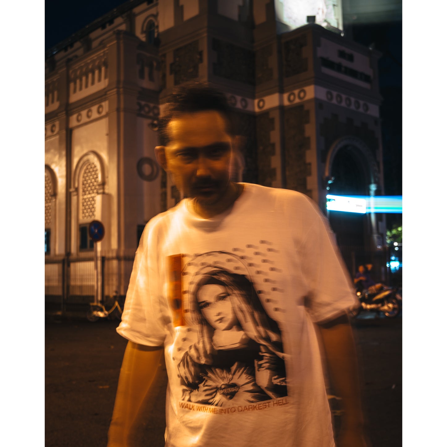 SAINT Mxxxxxx x Kosuke Kawamura KK _SS TEE / MARIA / WHITE