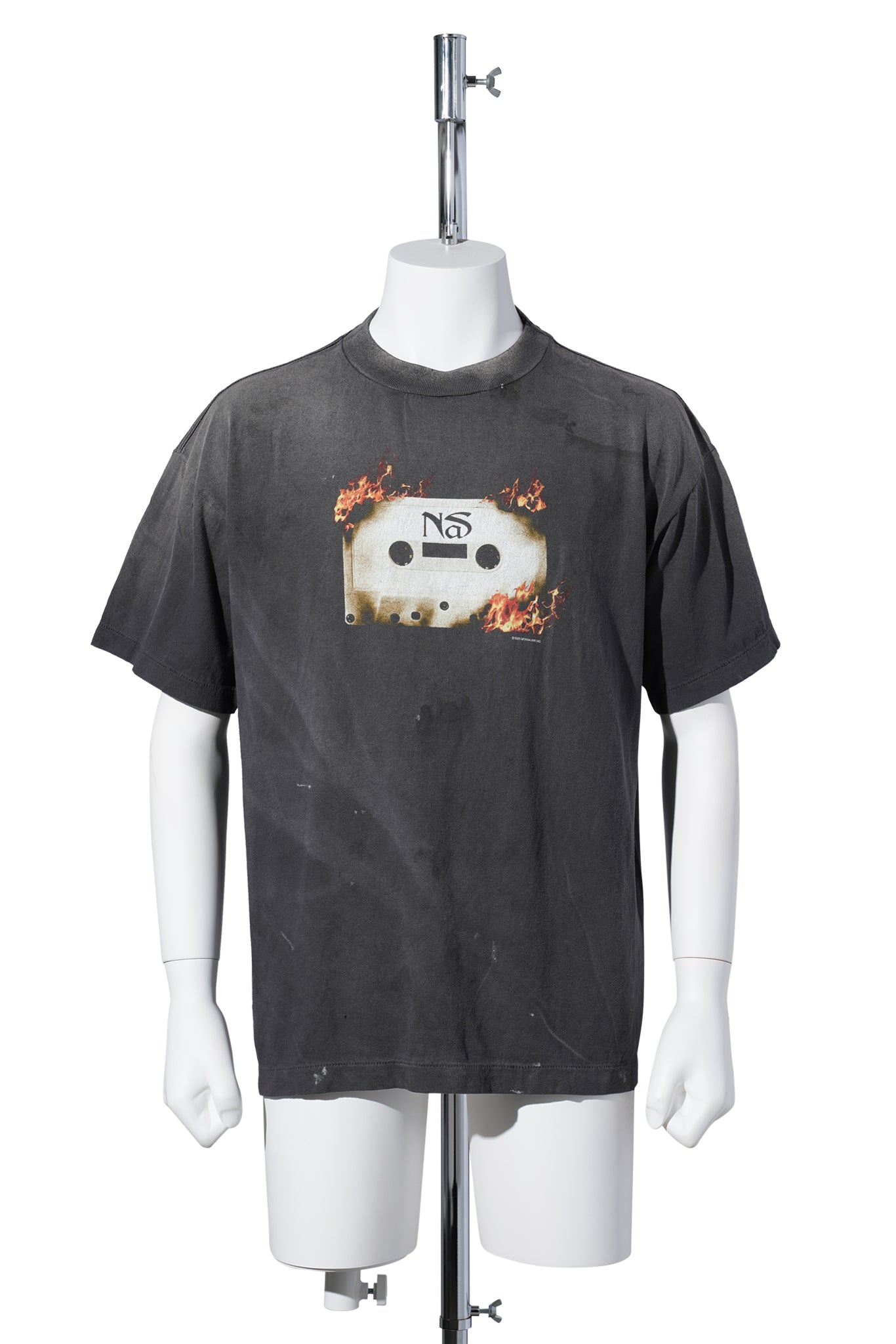 SAINT Mxxxxxx x NaS  NAS_SS TEE / BLACK