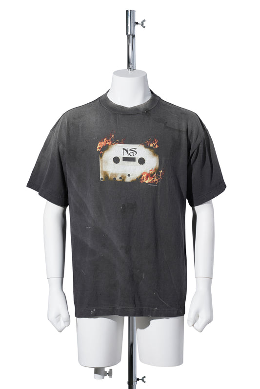 SAINT Mxxxxxx x NaS  NAS_SS TEE / BLACK