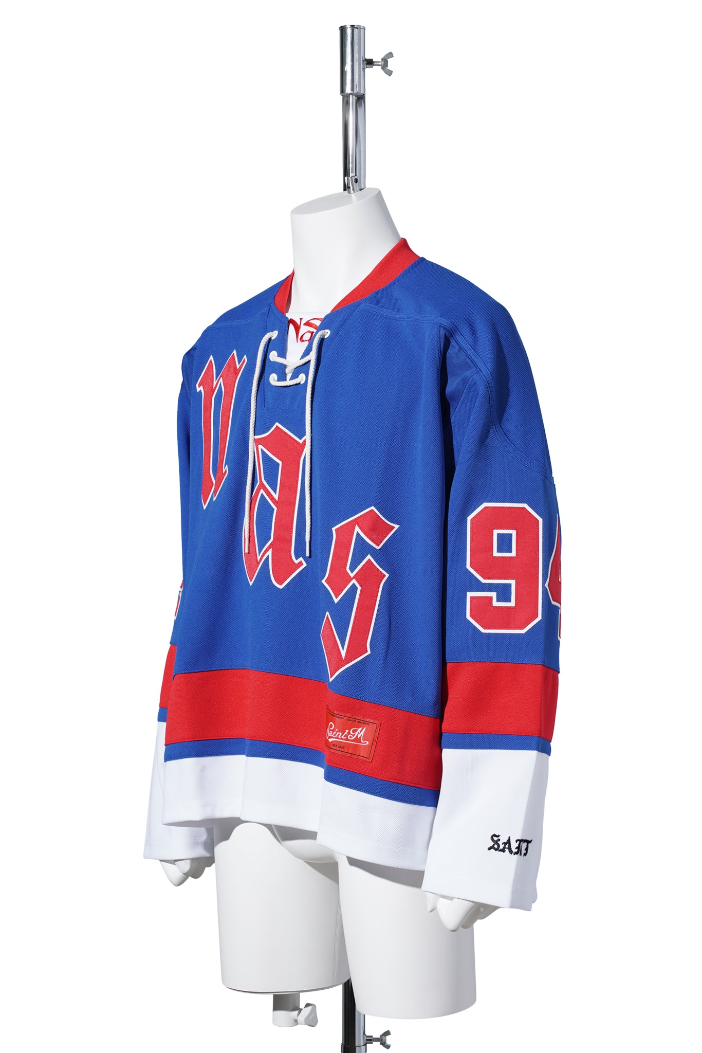 SAINT Mxxxxxx x NaS  NAS_GAME SHIRT / BLUE