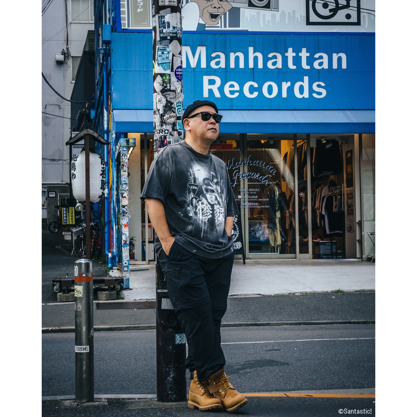 SAINT Mxxxxxx x Santastic! x GEEKS RULE GS_SS TEE/惨家-zange- / BLACK