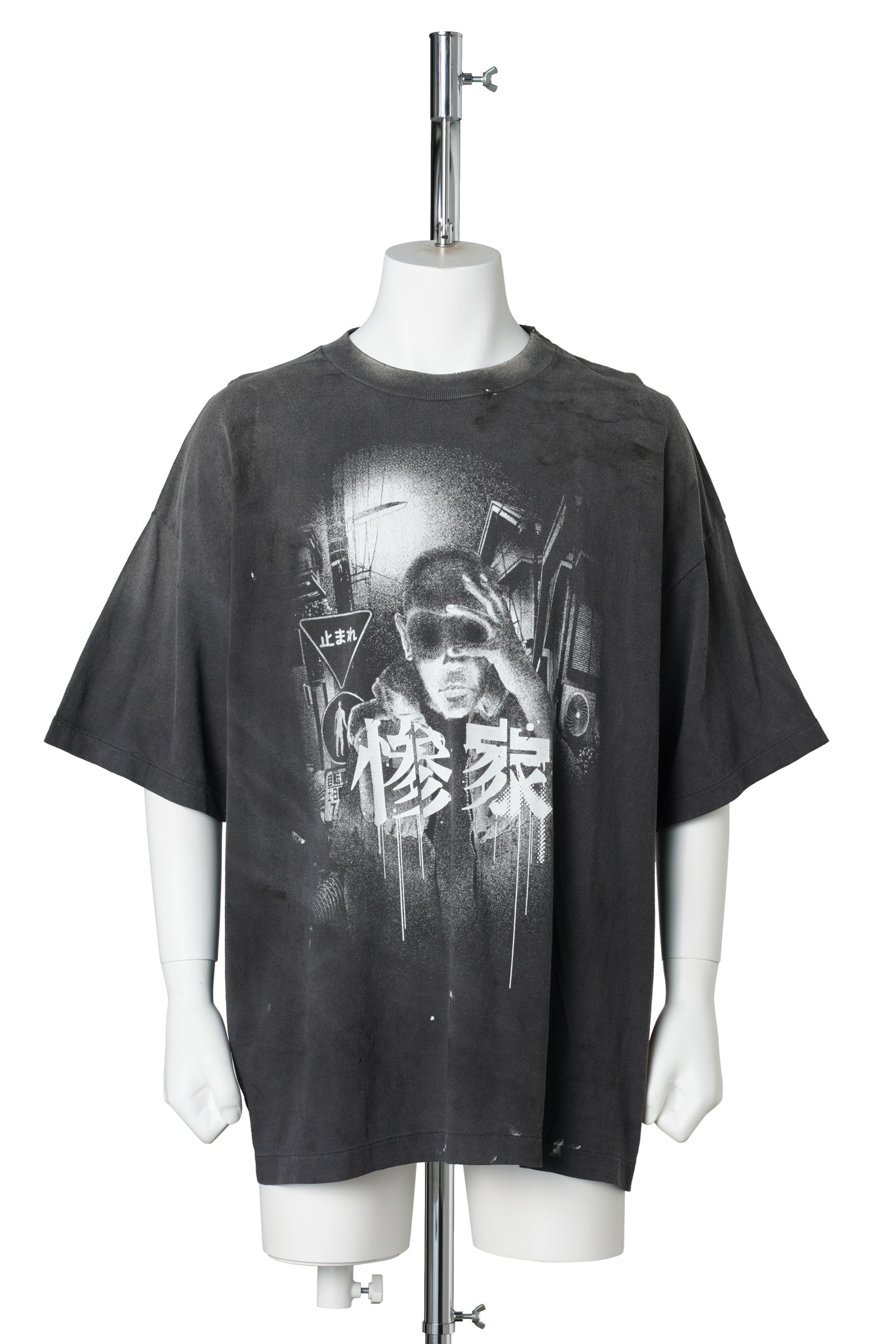 SAINT Mxxxxxx x Santastic! x GEEKS RULE GS_SS TEE/惨家-zange- / BLACK