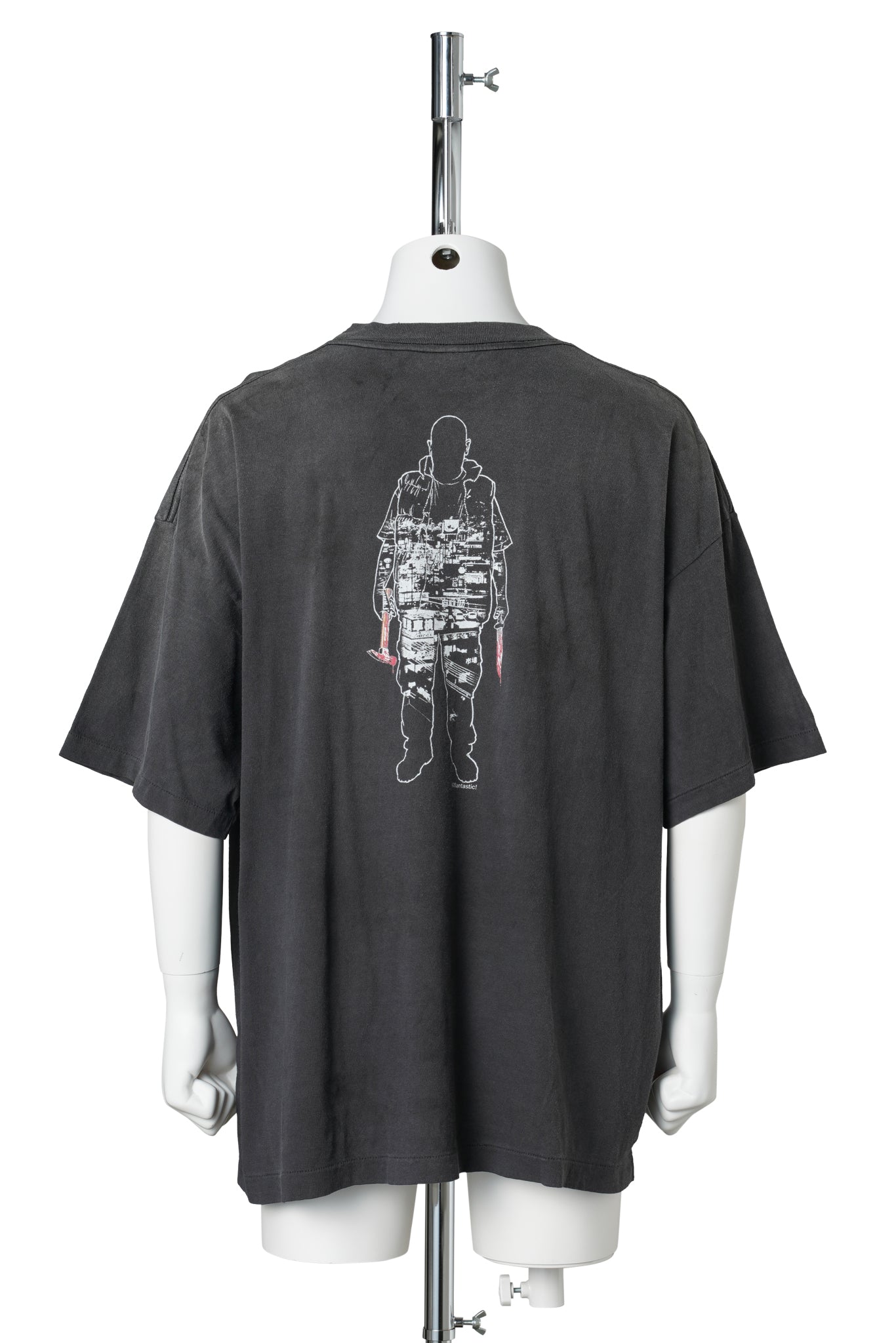 SAINT Mxxxxxx x Santastic! x GEEKS RULE GS_SS TEE/惨家-zange- / BLACK
