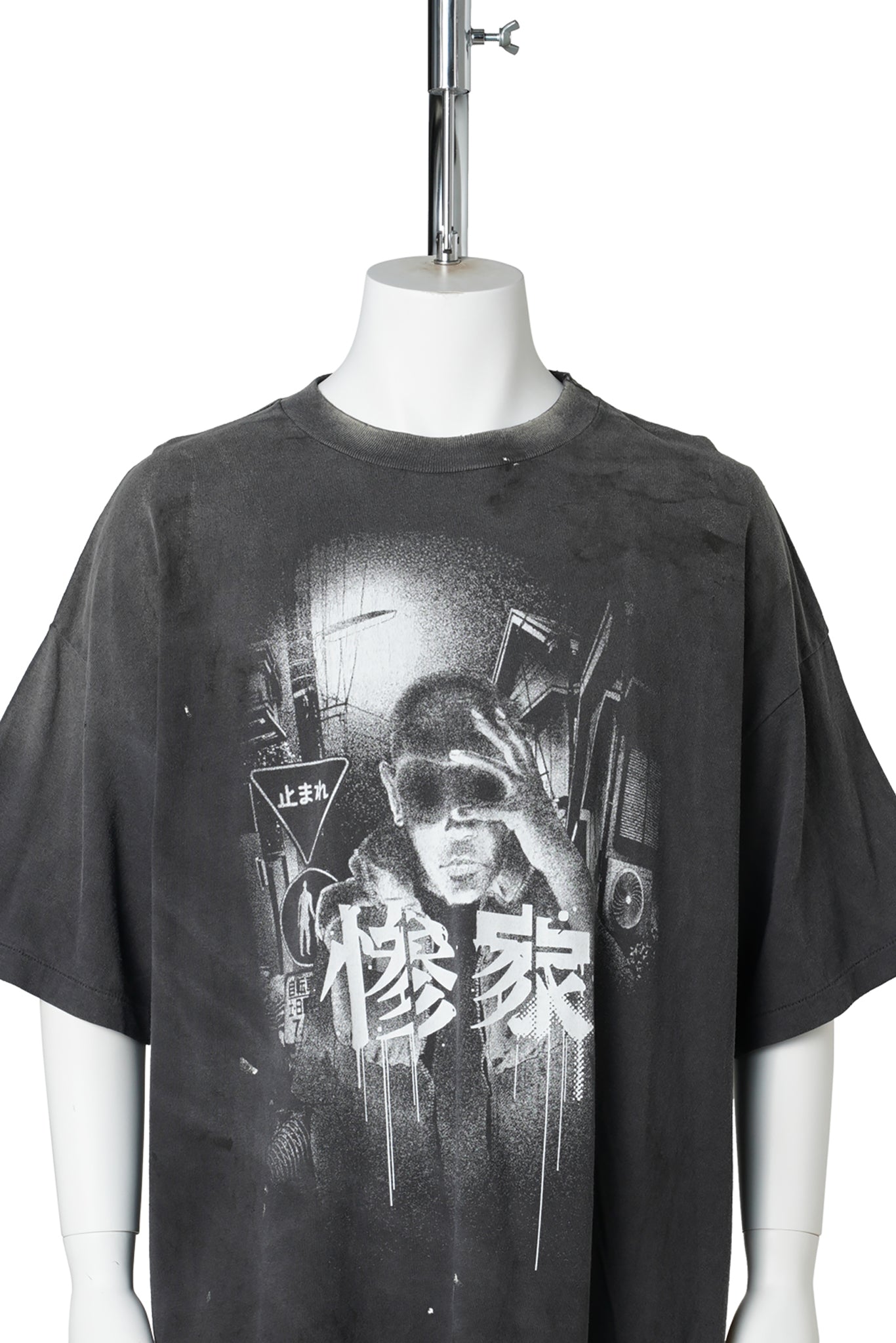 SAINT Mxxxxxx x Santastic! x GEEKS RULE GS_SS TEE/惨家-zange- / BLACK