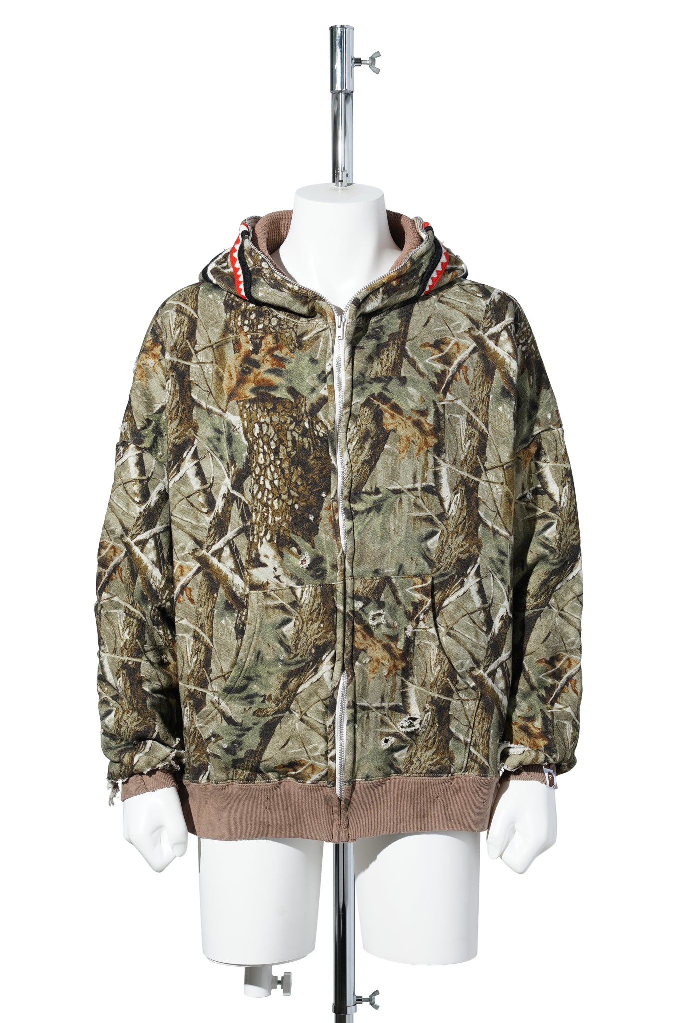 SAINT Mxxxxxx x A BATHING APE® BAPE_ZIP HOODIE/SAHARK / CAMO