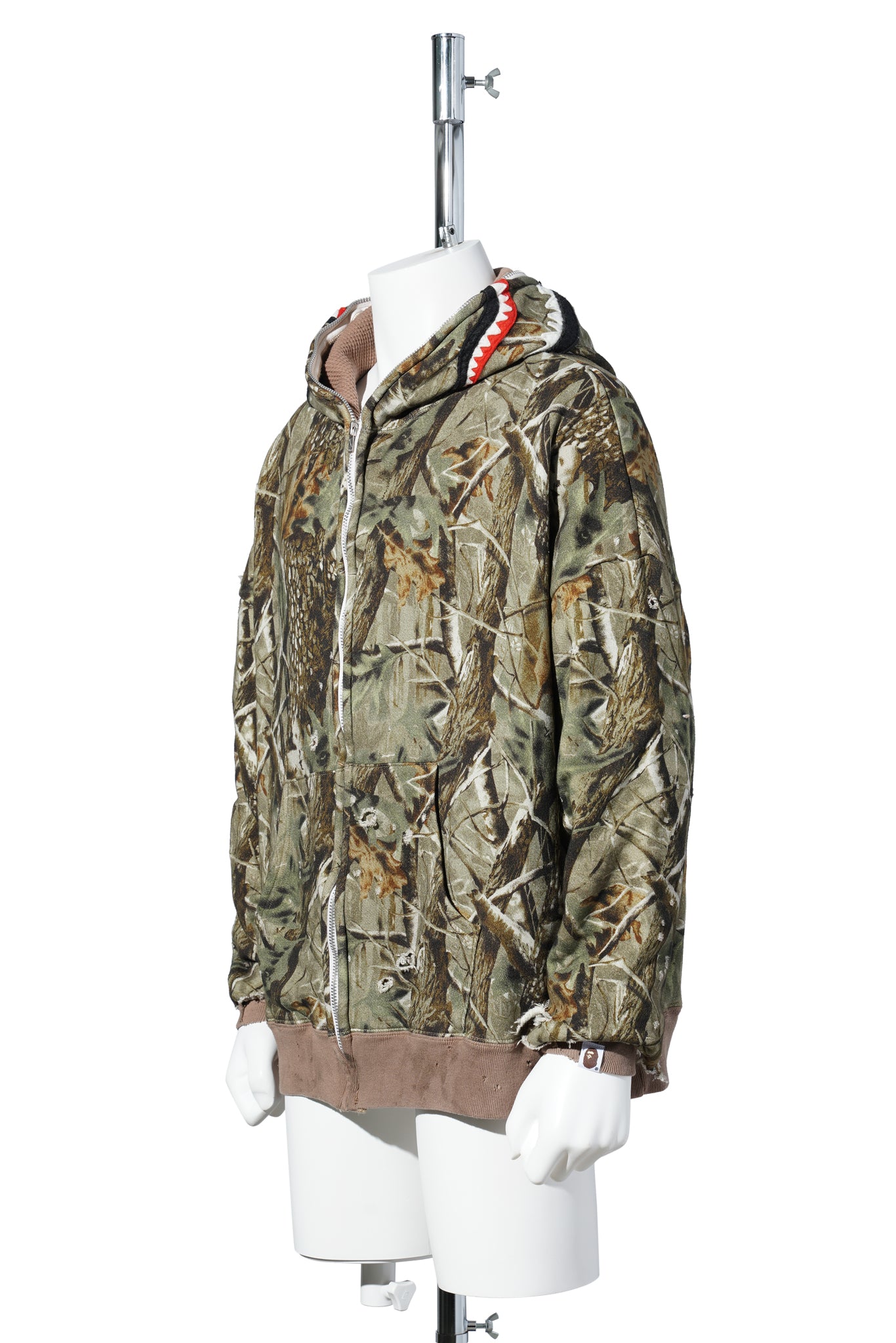 SAINT Mxxxxxx x A BATHING APE® BAPE_ZIP HOODIE/SAHARK / CAMO