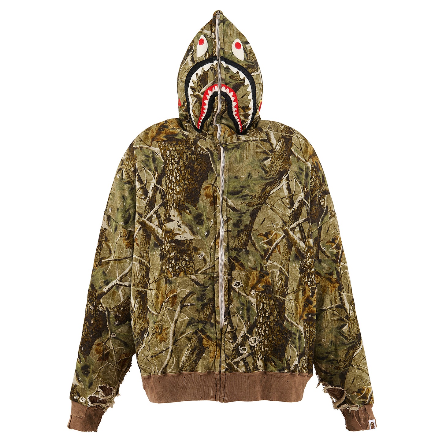 SAINT Mxxxxxx x A BATHING APE® BAPE_ZIP HOODIE/SAHARK / CAMO