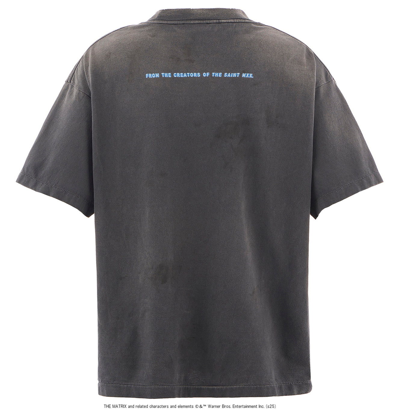 SAINT Mxxxxxx x THE MATRIX MTRX_SS TEE/THE MATRIX WHITE LOGO / BLACK