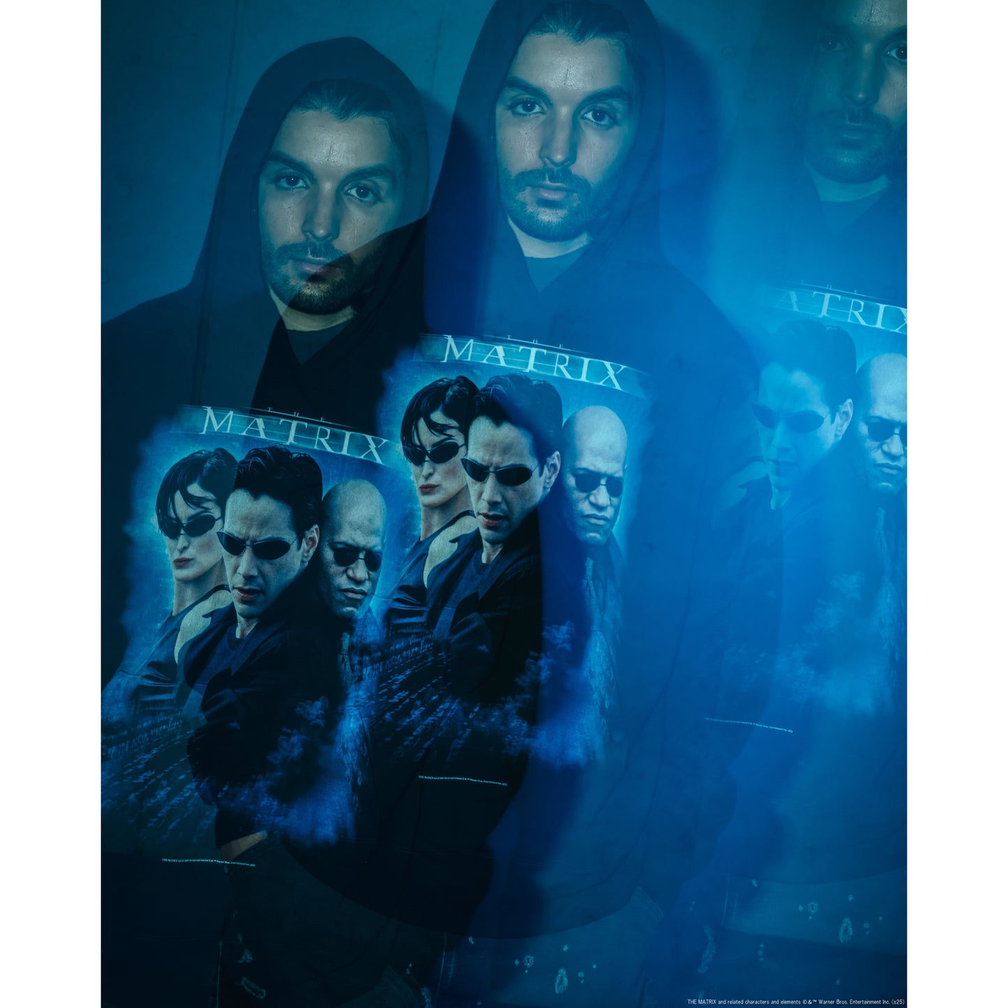 SAINT Mxxxxxx x THE MATRIX MTRX_HOODIE/THE MATRIX / BLUE