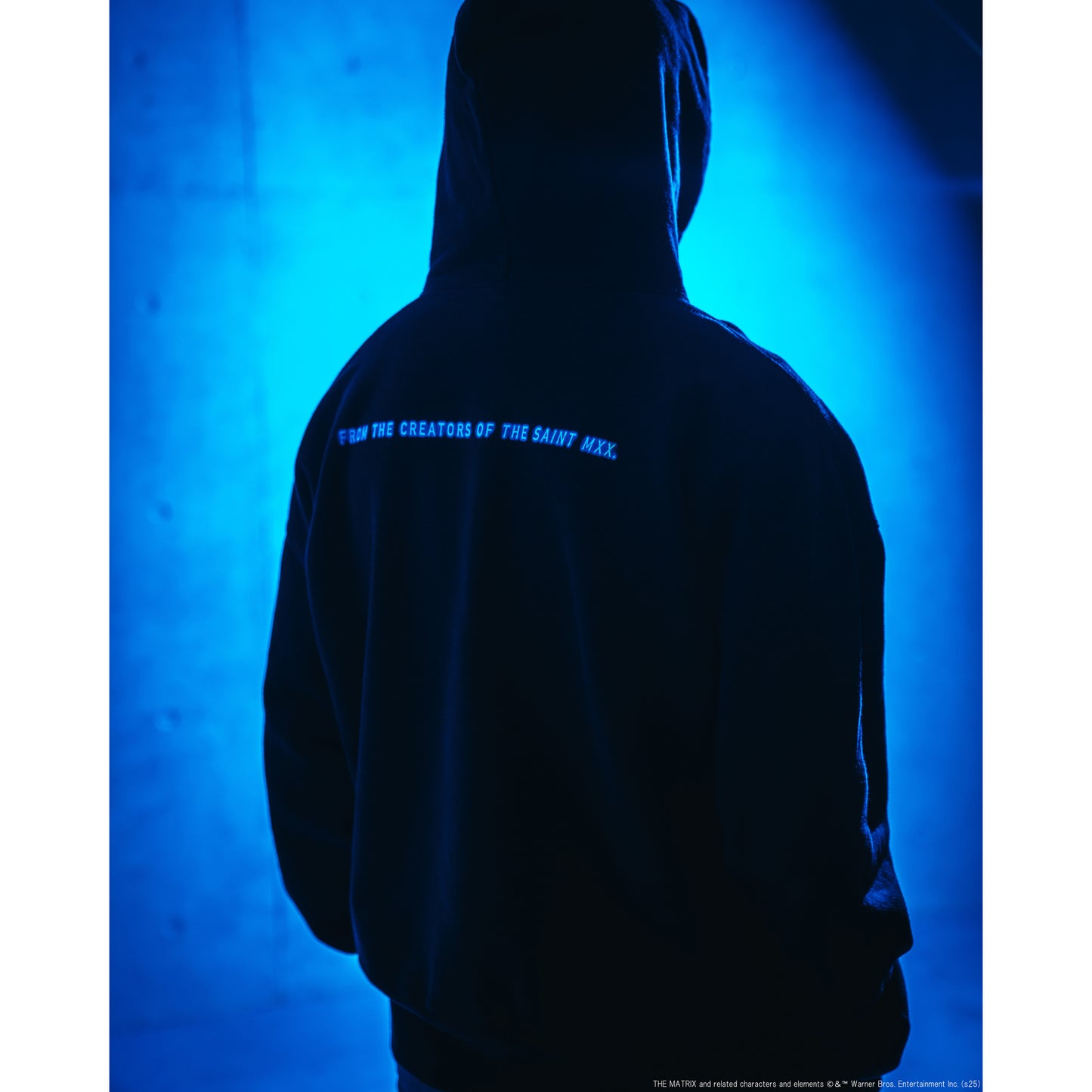 SAINT Mxxxxxx x THE MATRIX MTRX_HOODIE/THE MATRIX / BLUE