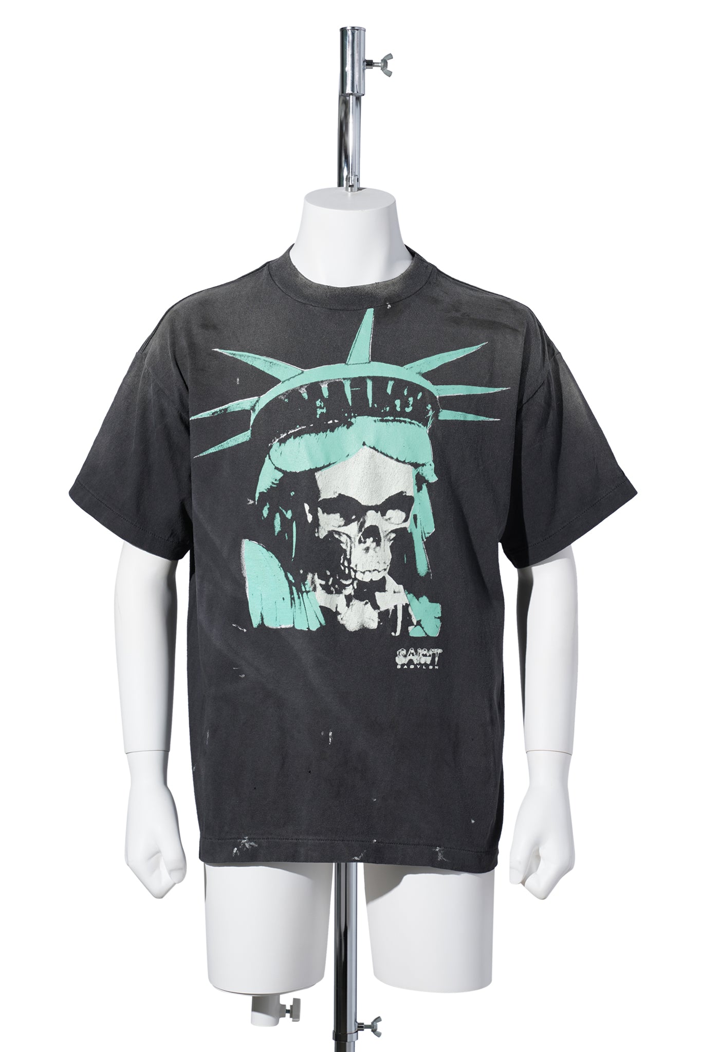 SAINT Mxxxxxx x BABYLON BBLN_SS TEE / SAINT BABYLON / BLACK