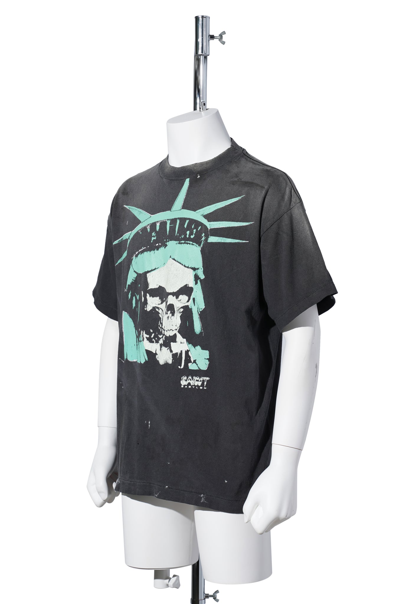 SAINT Mxxxxxx x BABYLON BBLN_SS TEE / SAINT BABYLON / BLACK
