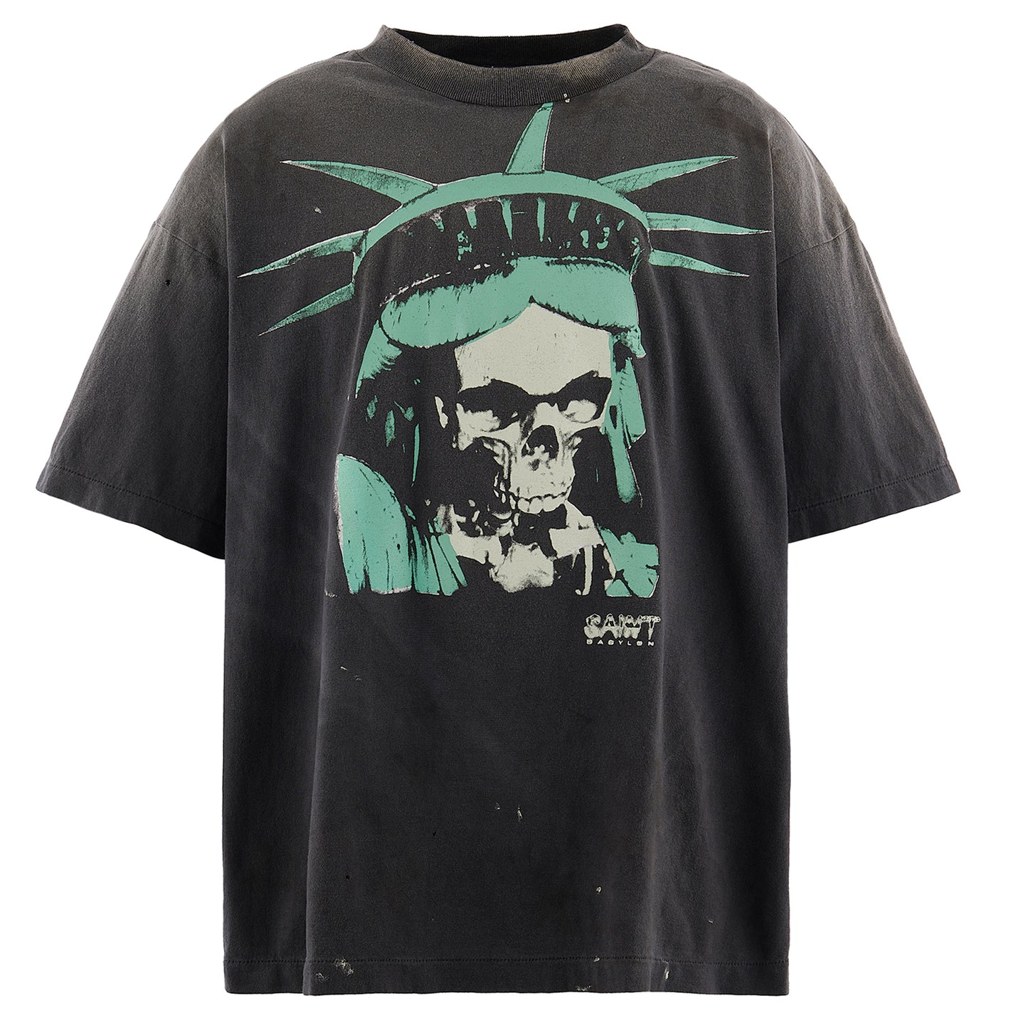 SAINT Mxxxxxx x BABYLON BBLN_SS TEE / SAINT BABYLON / BLACK