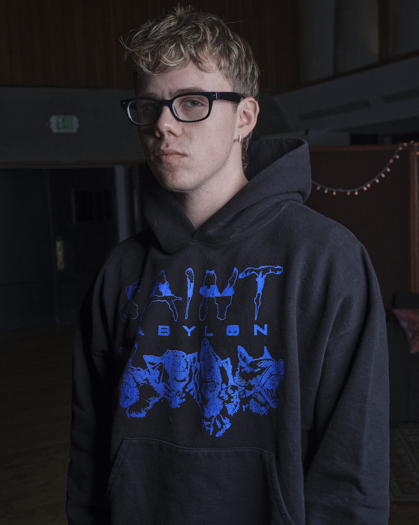 SAINT Mxxxxxx x BABYLON BBLN_HOODIE/SAINT BABYLON / BLACK