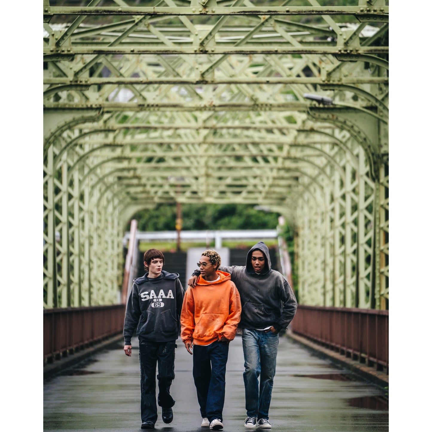 SAINT Mxxxxxx x BerBerJin BB_DBL FACE HOODIE/SAINT / BLACK