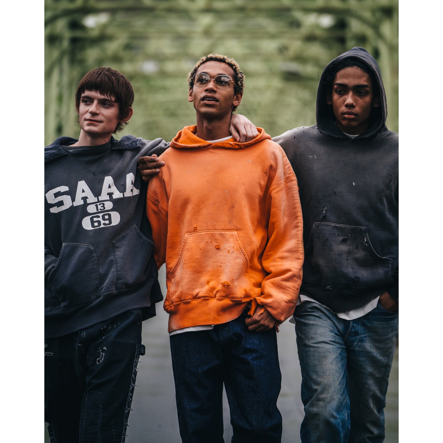 SAINT Mxxxxxx x BerBerJin BB_DBL FACE HOODIE/SAINT / BLACK