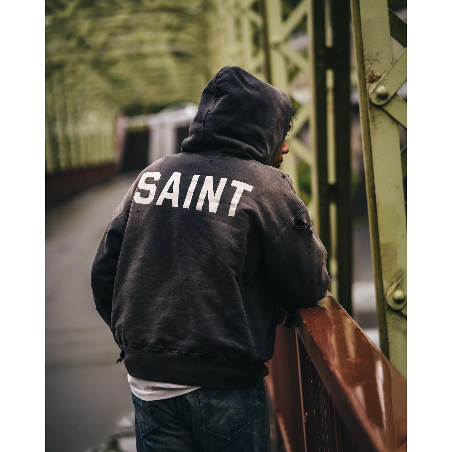 SAINT Mxxxxxx x BerBerJin BB_DBL FACE HOODIE/SAINT / BLACK