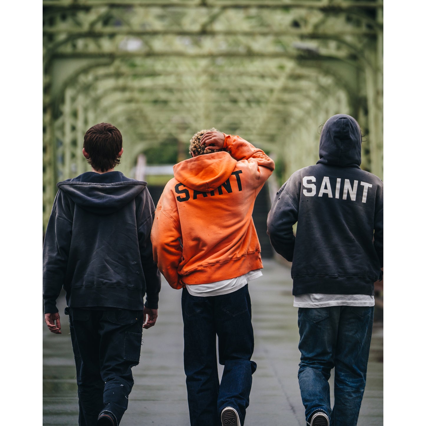 SAINT Mxxxxxx x BerBerJin BB_AFTER HOODED DBL FC/SAA / NVY
