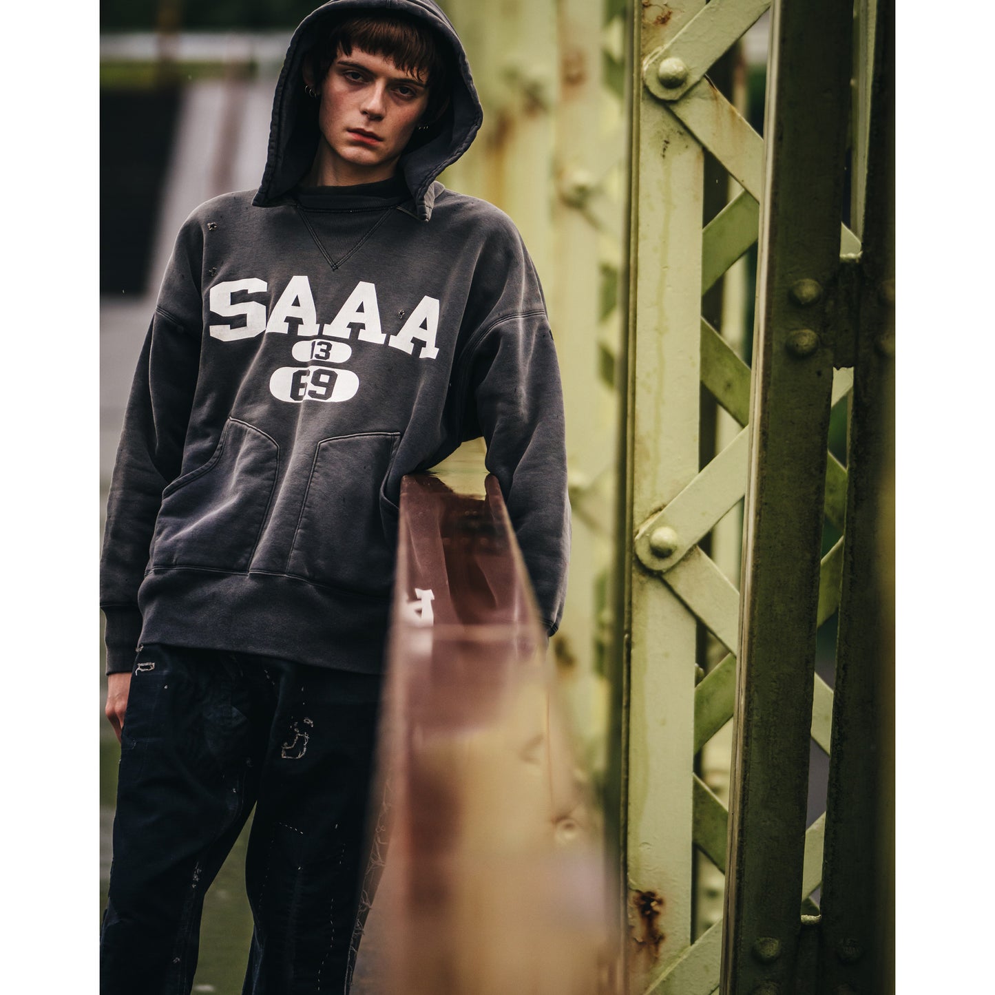 SAINT Mxxxxxx x BerBerJin BB_AFTER HOODED DBL FC/SAA / NVY