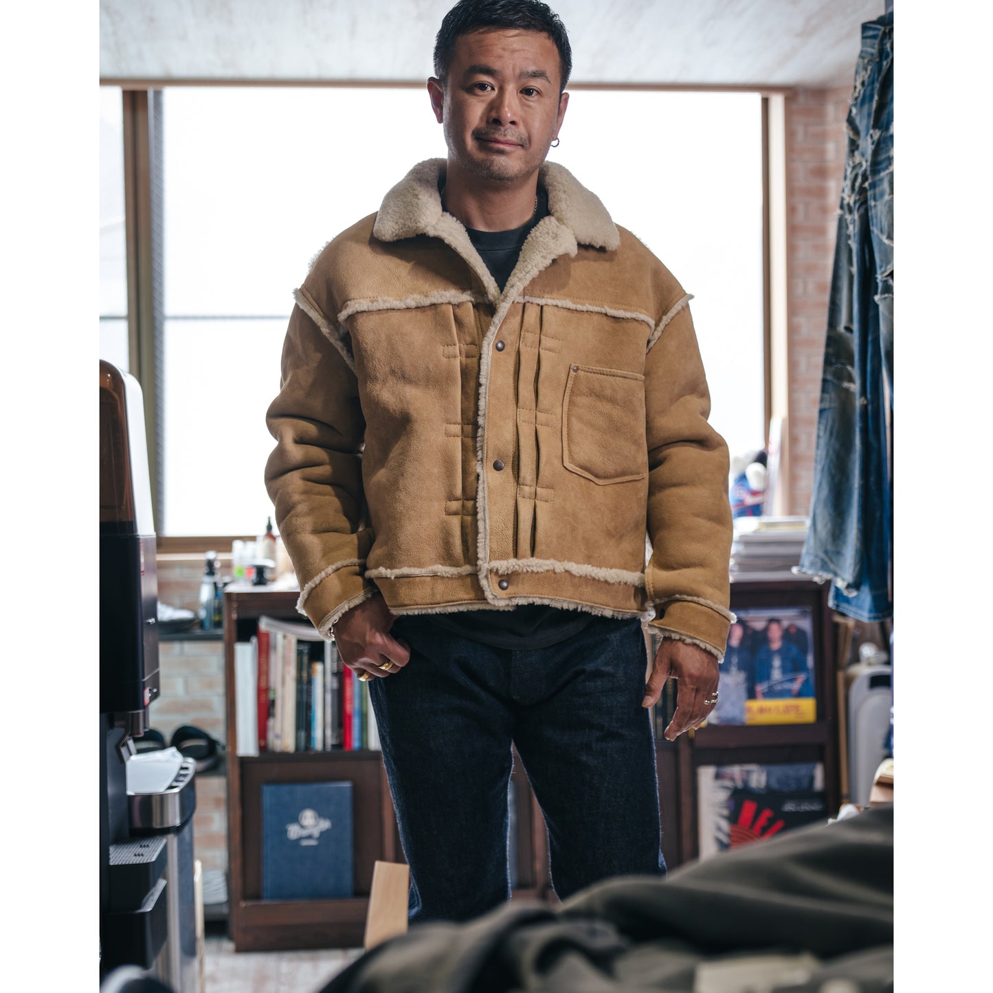 SAINT Mxxxxxx x BerBerJin BB_MOUTON JACKET/MOUTON / BEIGE