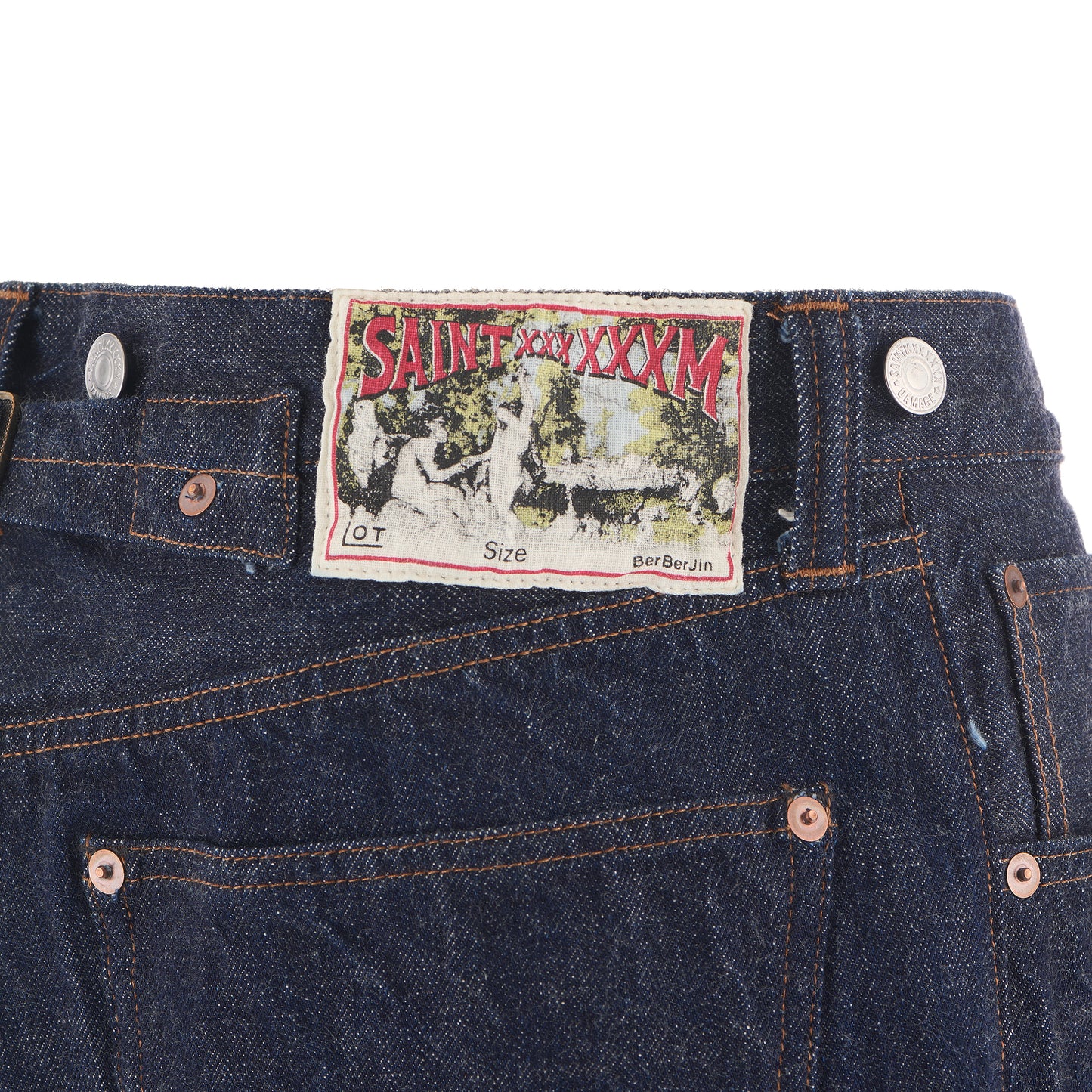 SAINT Mxxxxxx x BerBerJin BB_DENIM PNT/5PKTS REGID / BLUE