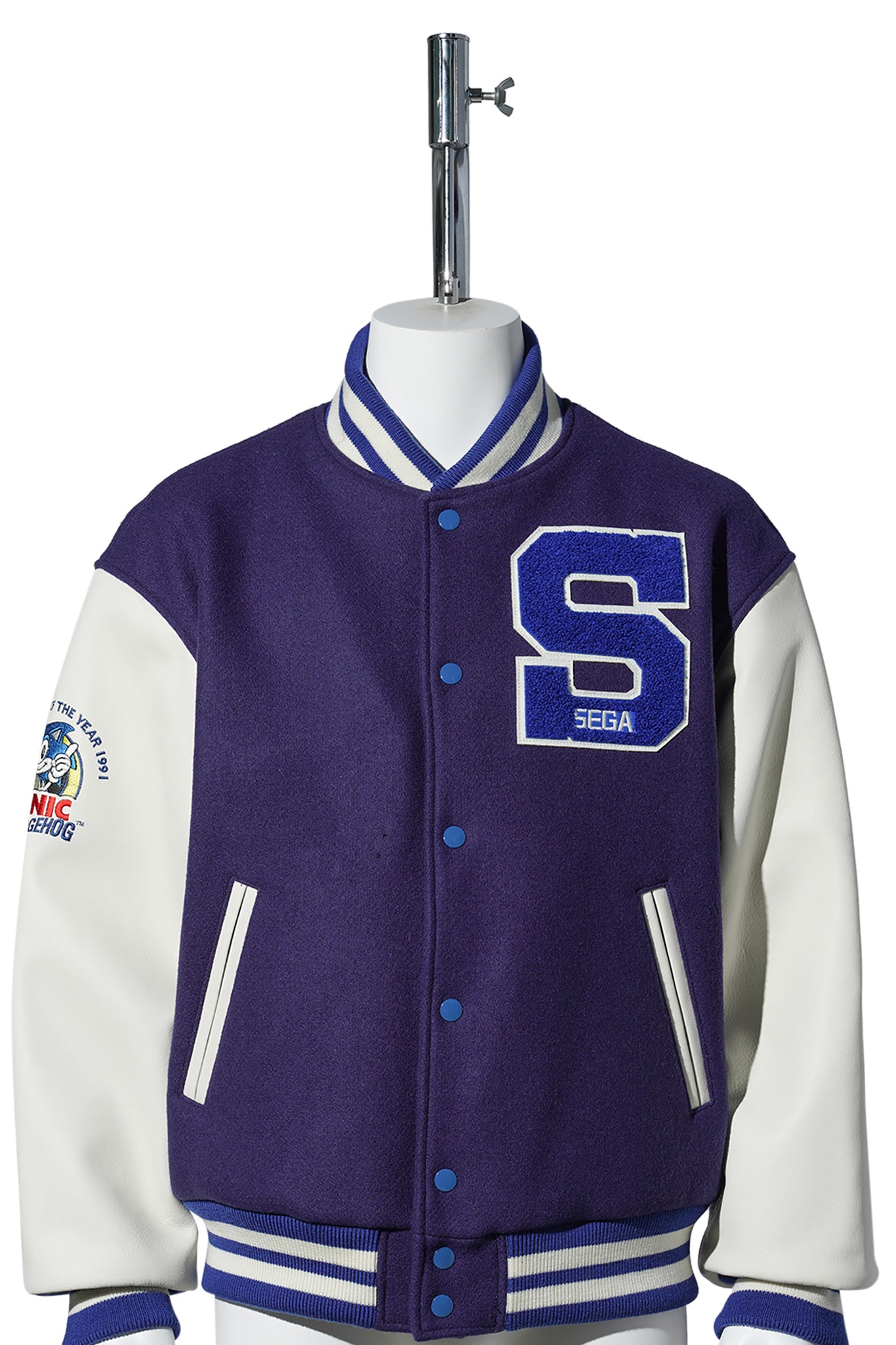 SAINT Mxxxxxx × SEGA SG_VARSITY JKT/SAINT SEGA / BLUE