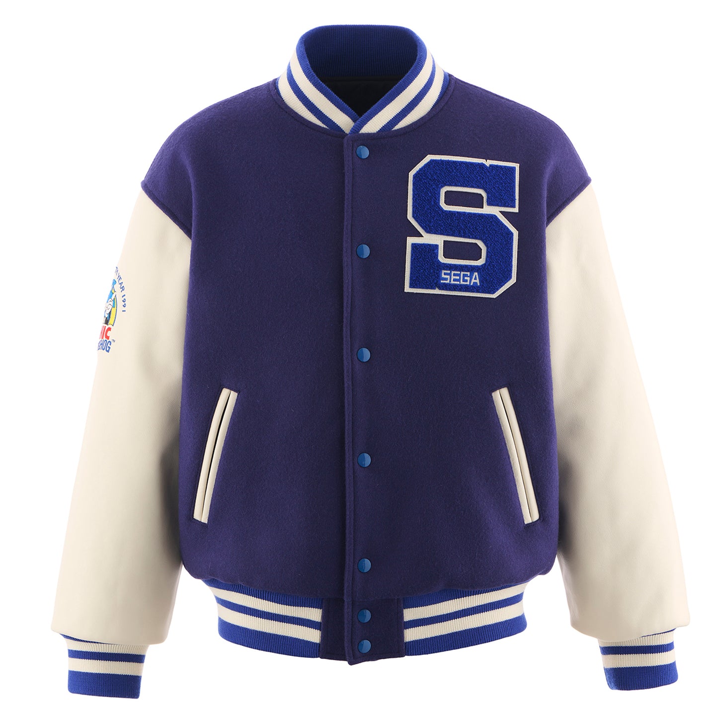 SAINT Mxxxxxx × SEGA SG_VARSITY JKT/SAINT SEGA / BLUE