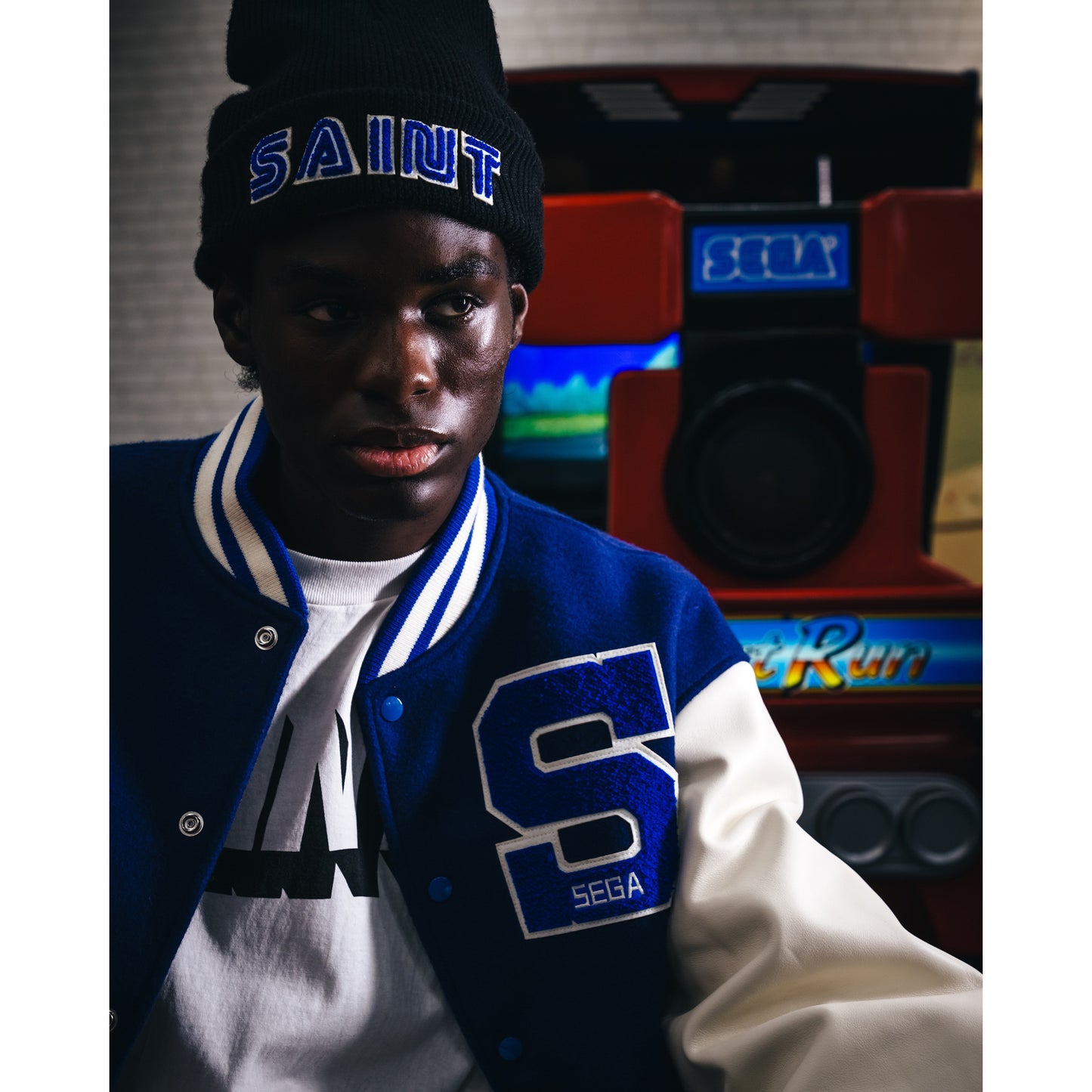 SAINT Mxxxxxx x SEGA SG_KNIT CAP/SAINT SEGA / BLACK