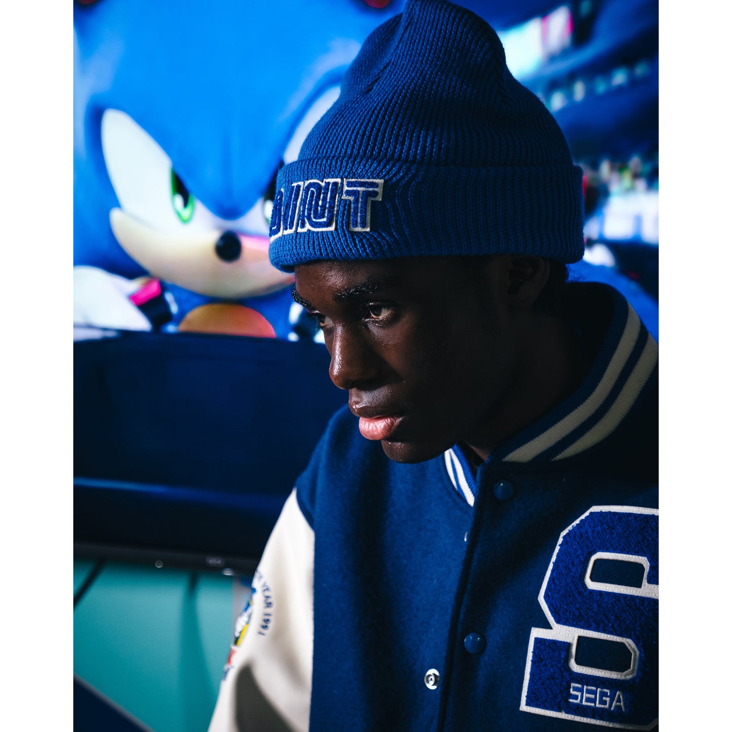 SAINT Mxxxxxx x SEGA SG_KNIT CAP/SAINT SEGA / BLUE
