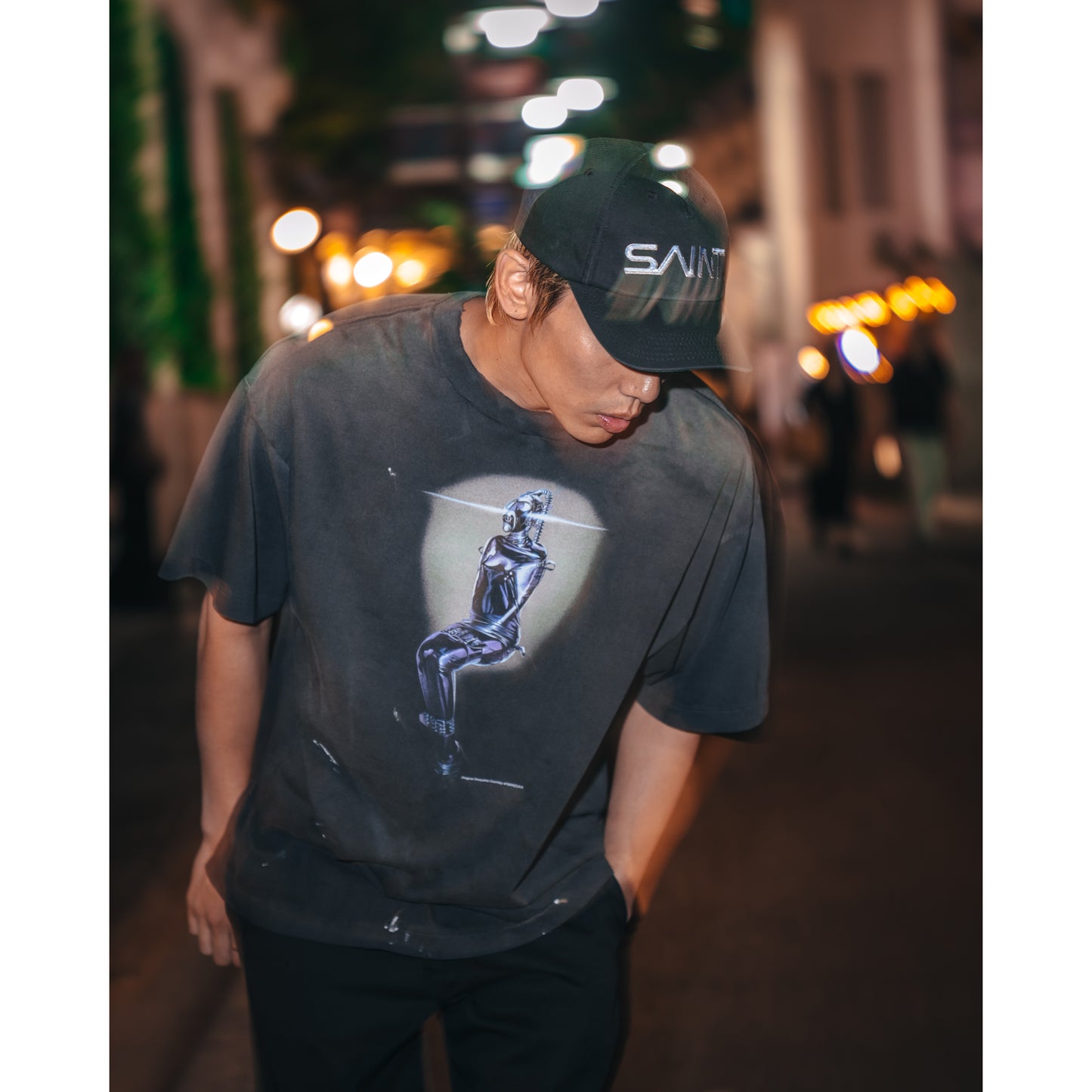 SAINT Mxxxxxx x Hajime Sorayama SRYM_CAP/SAINT SORAYAMA / BLACK