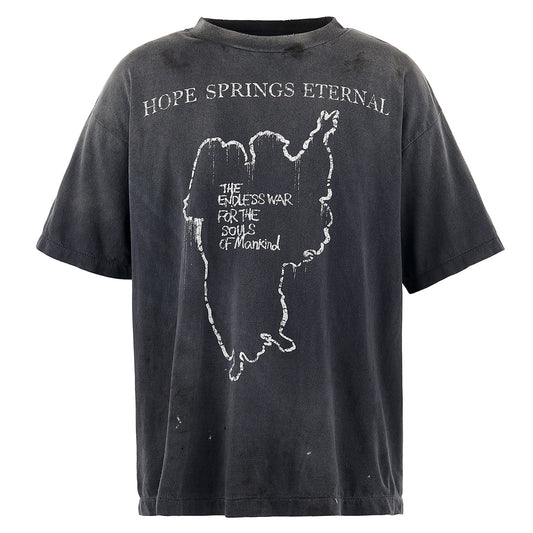SS TEE/HOPE SPRING / BLACK