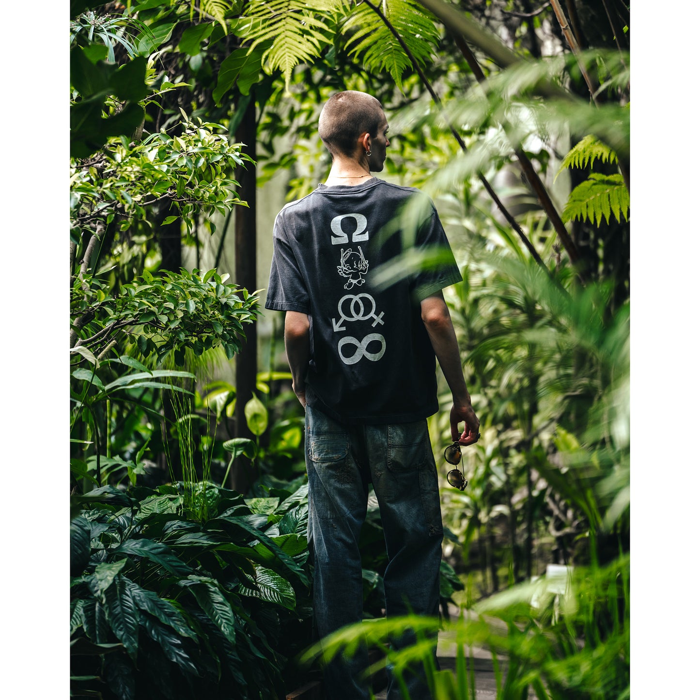 SS TEE/CANDLE / BLACK