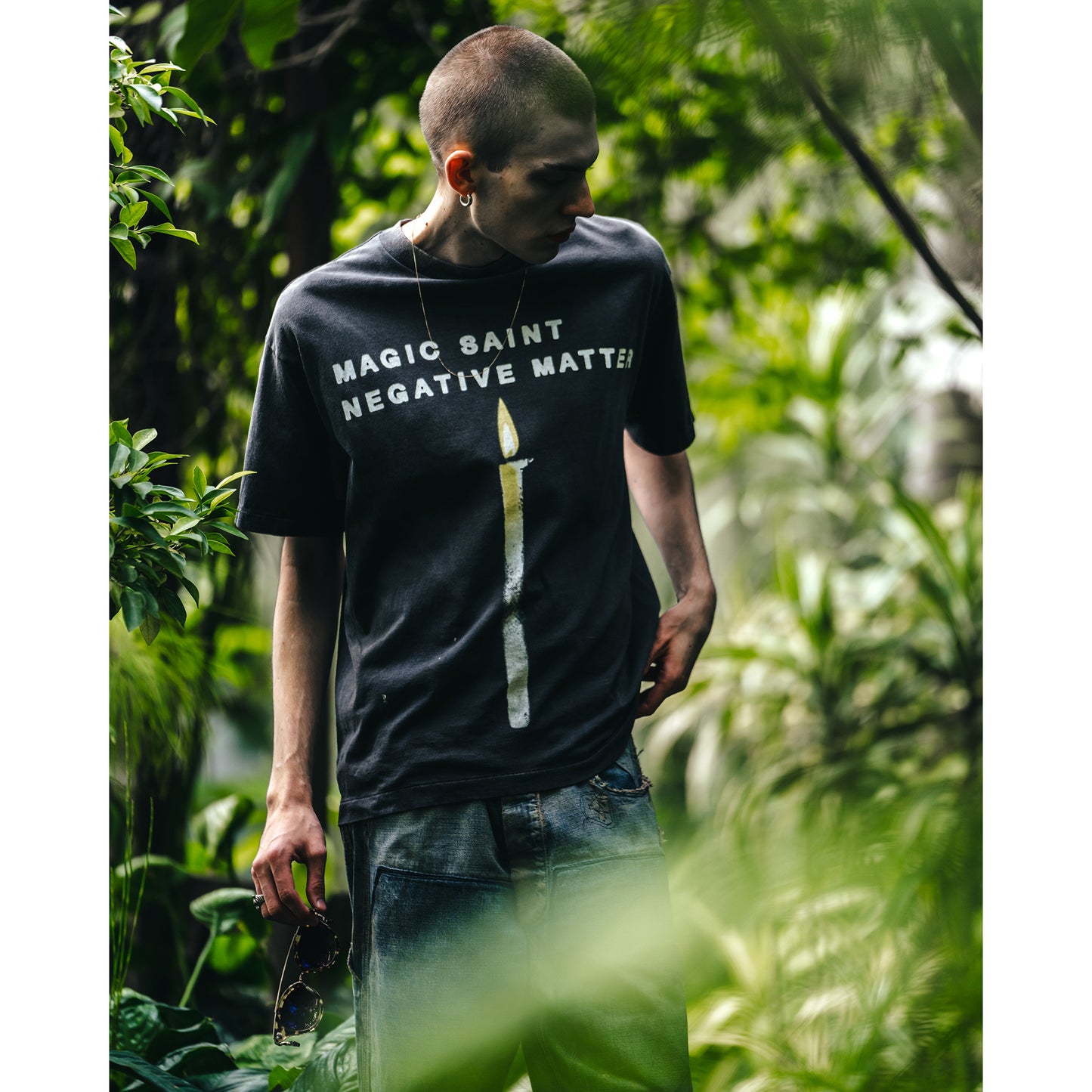 SS TEE/CANDLE / BLACK