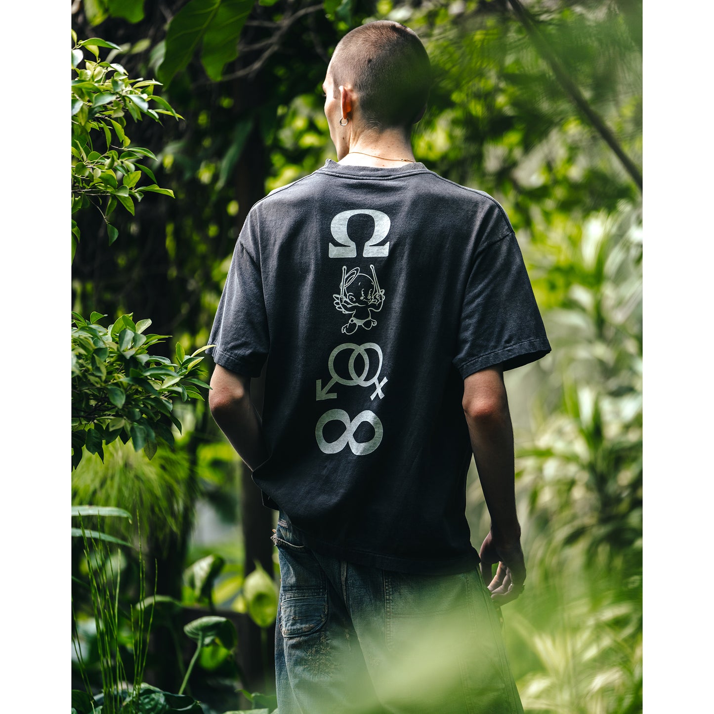 SS TEE/CANDLE / BLACK