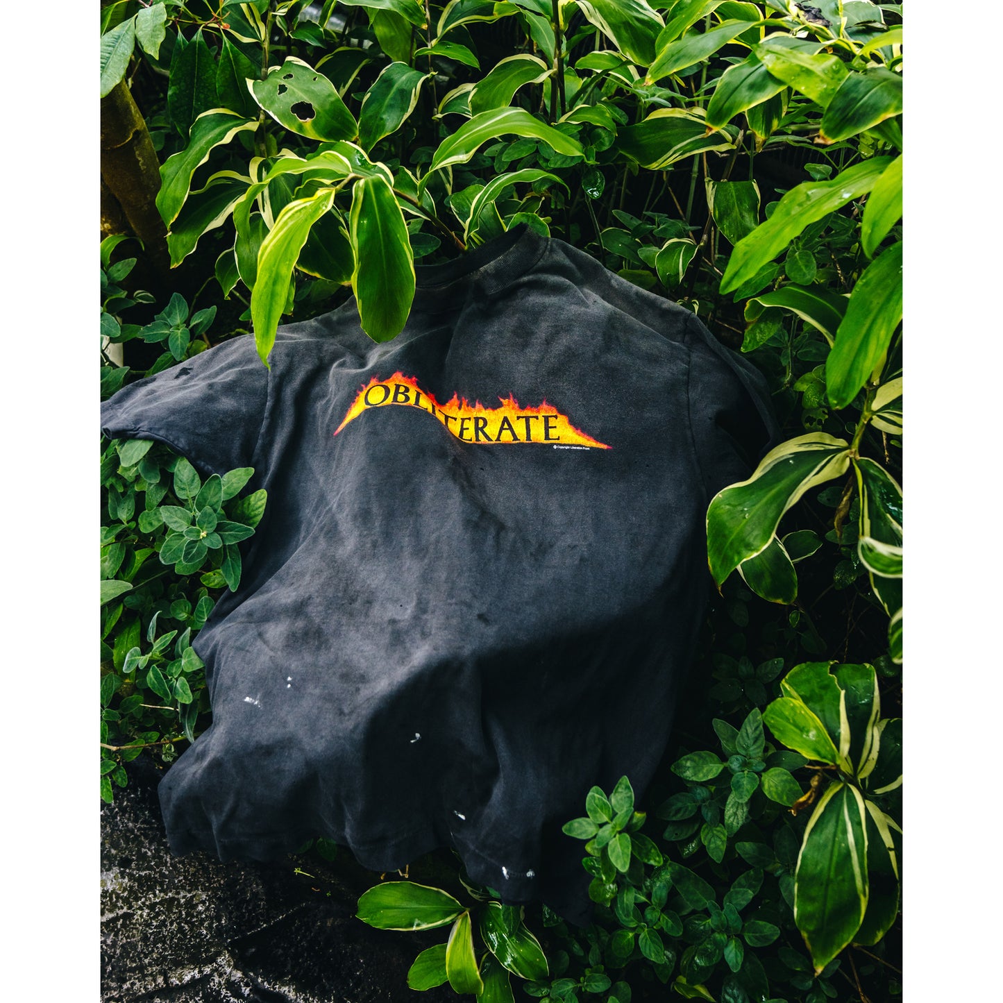 SS TEE/OBLITERATE / BLACK