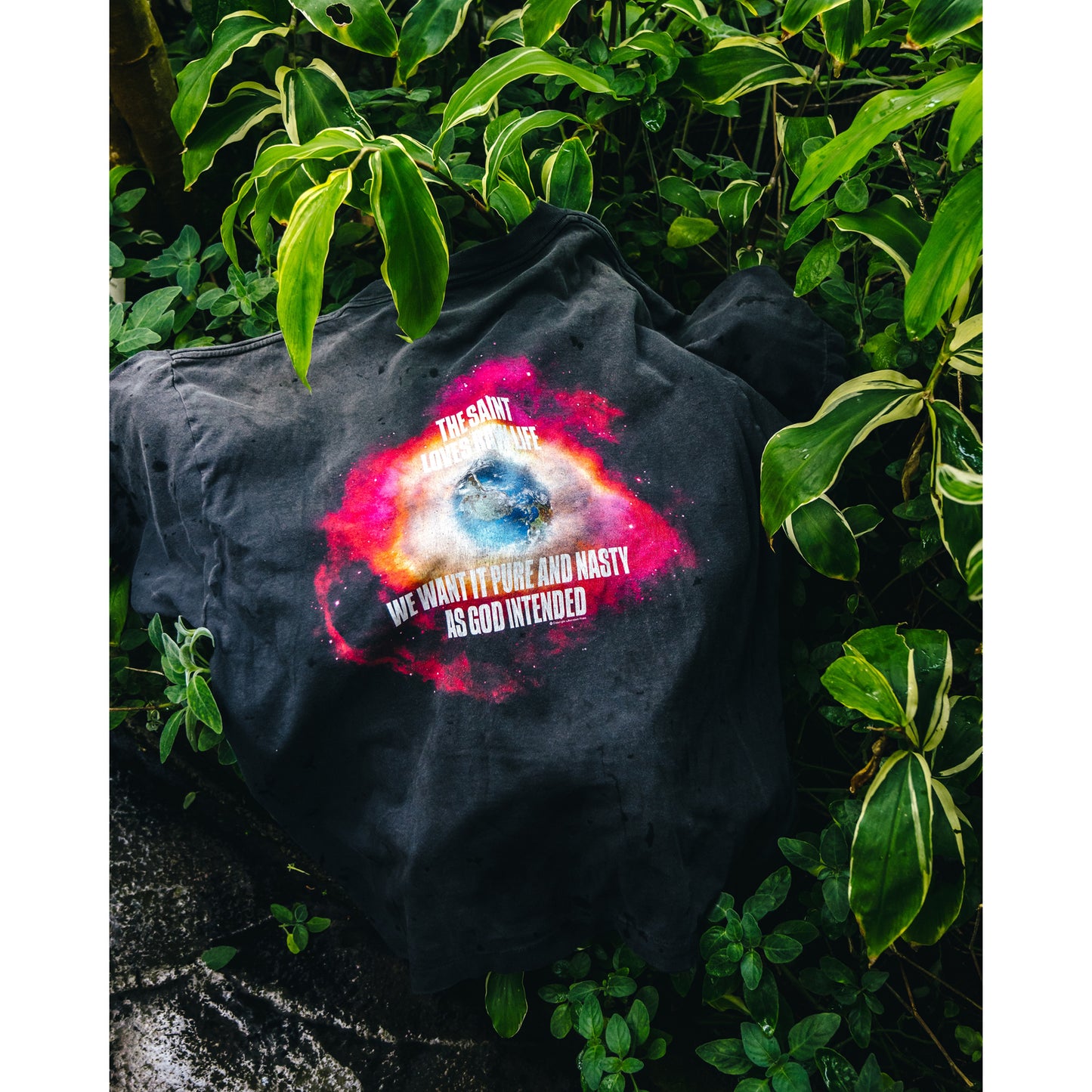 SS TEE/OBLITERATE / BLACK